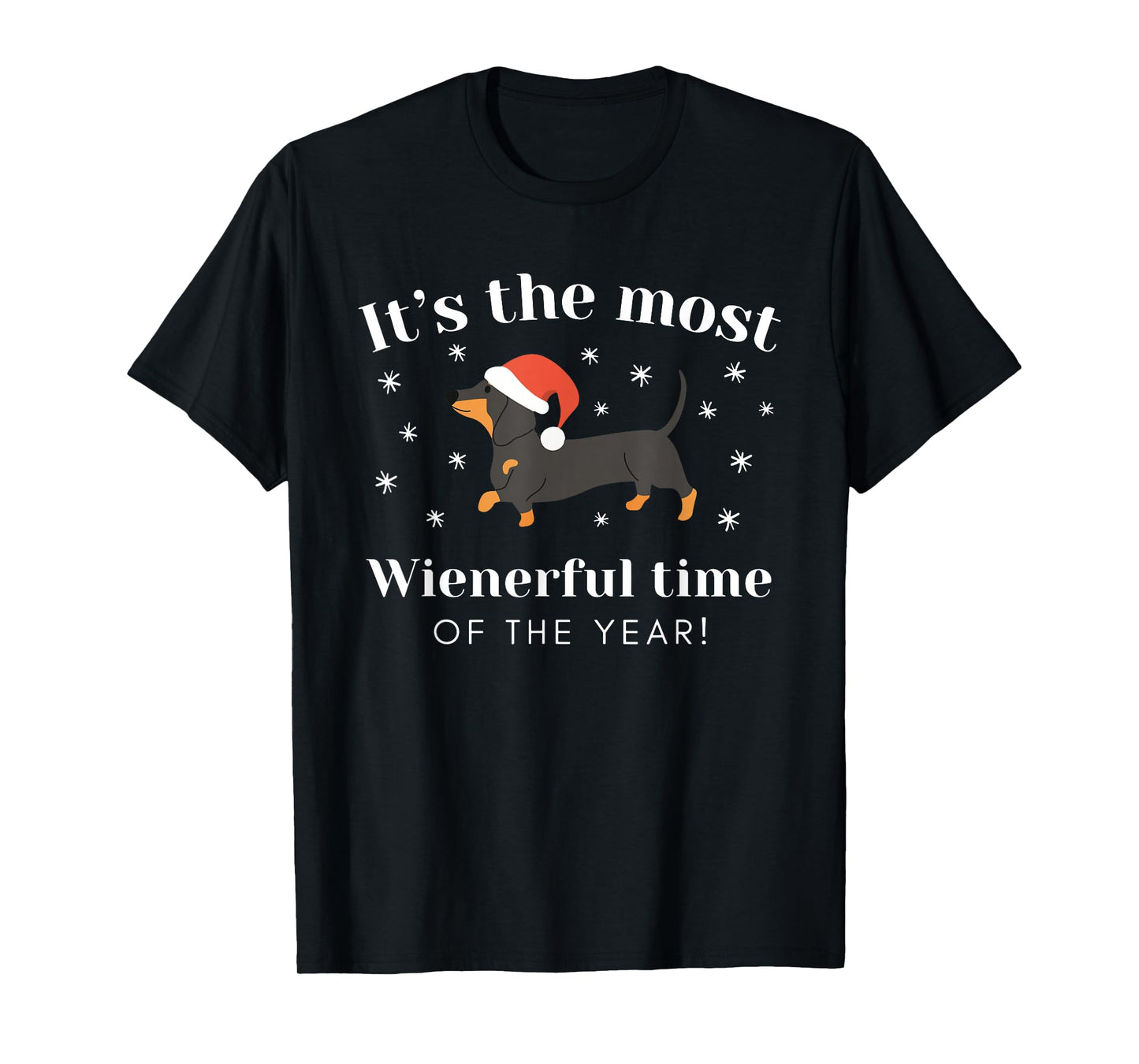 It's The Most Wonderful Time Of The Year Dachshund Christmas T-Shirt