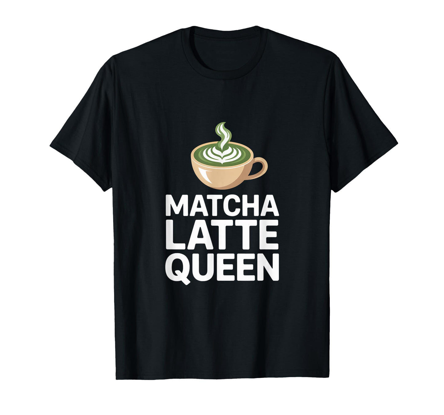 Matcha Latte Queen Coffee Aficionado T-Shirt