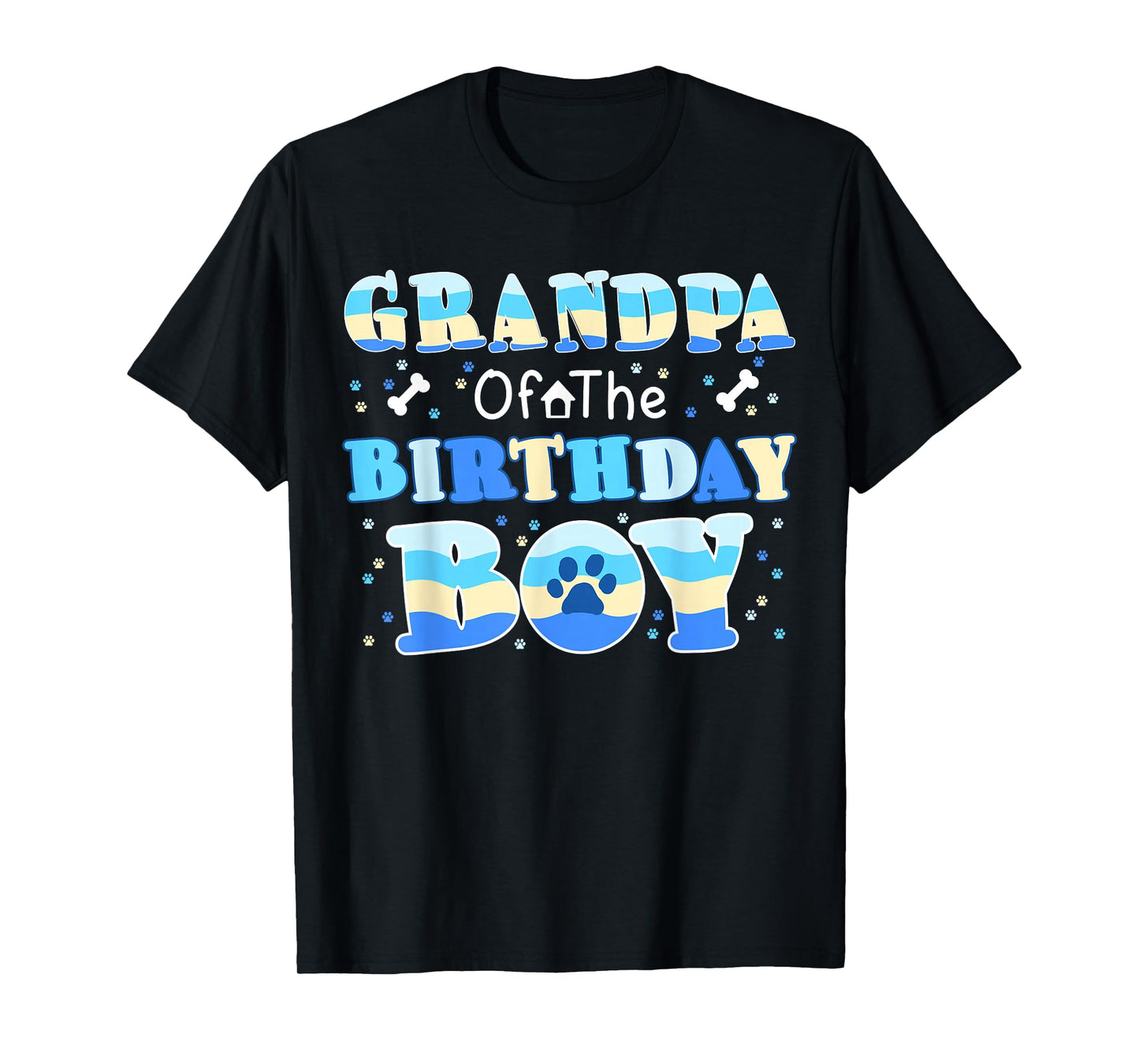 Grandpa of The Birthday Boy Celebration Family Love T-Shirt