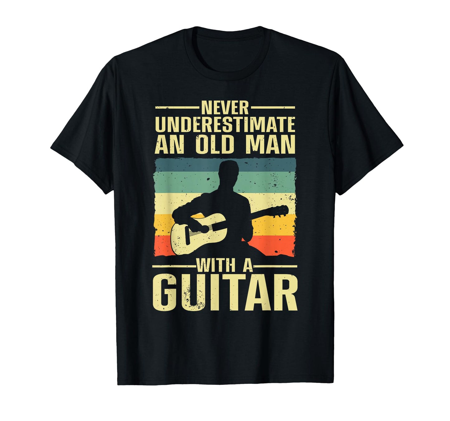 Cool Guitar Design For Grandpa Men Guitar Player Guitarist T-Shirt