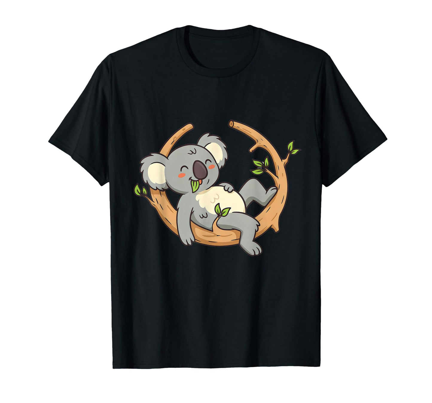 Cute Relaxing Koala on a Branch for Animal Lovers Australia T-Shirt