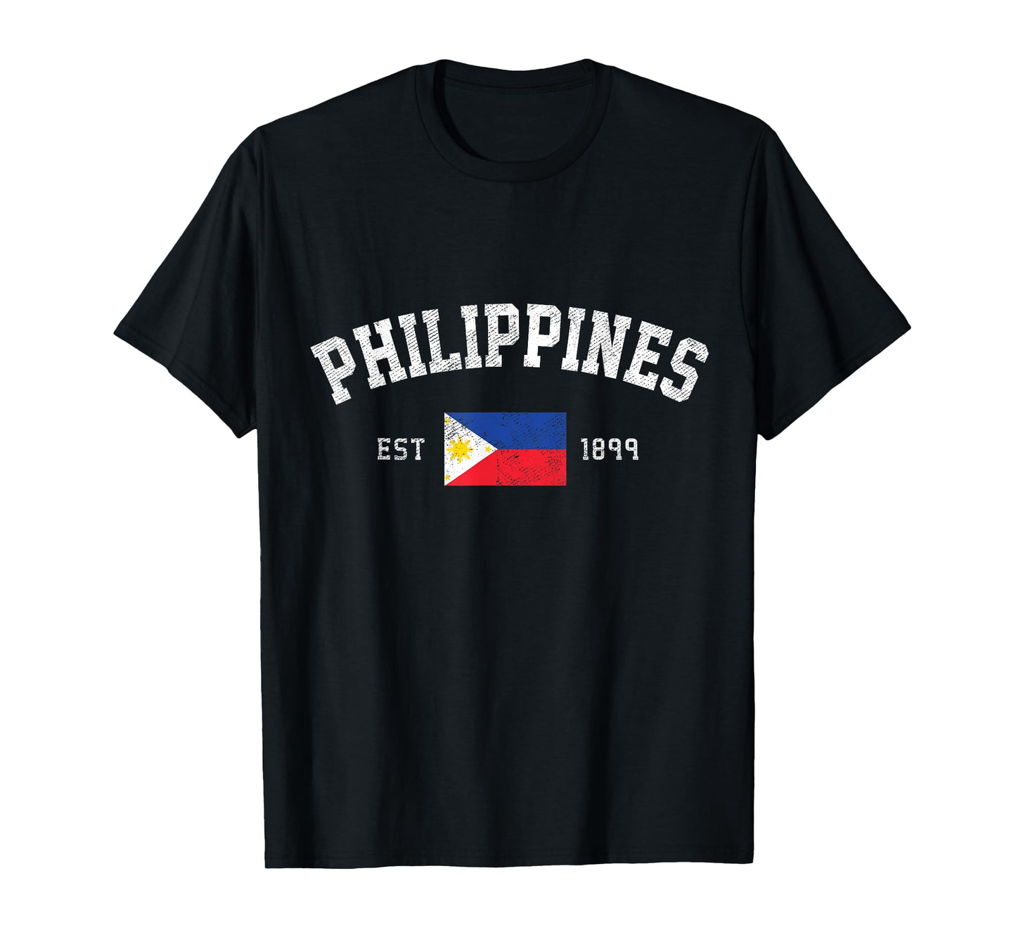 Philippines Est. 1899 Filipino Flag Independence Day T-Shirt