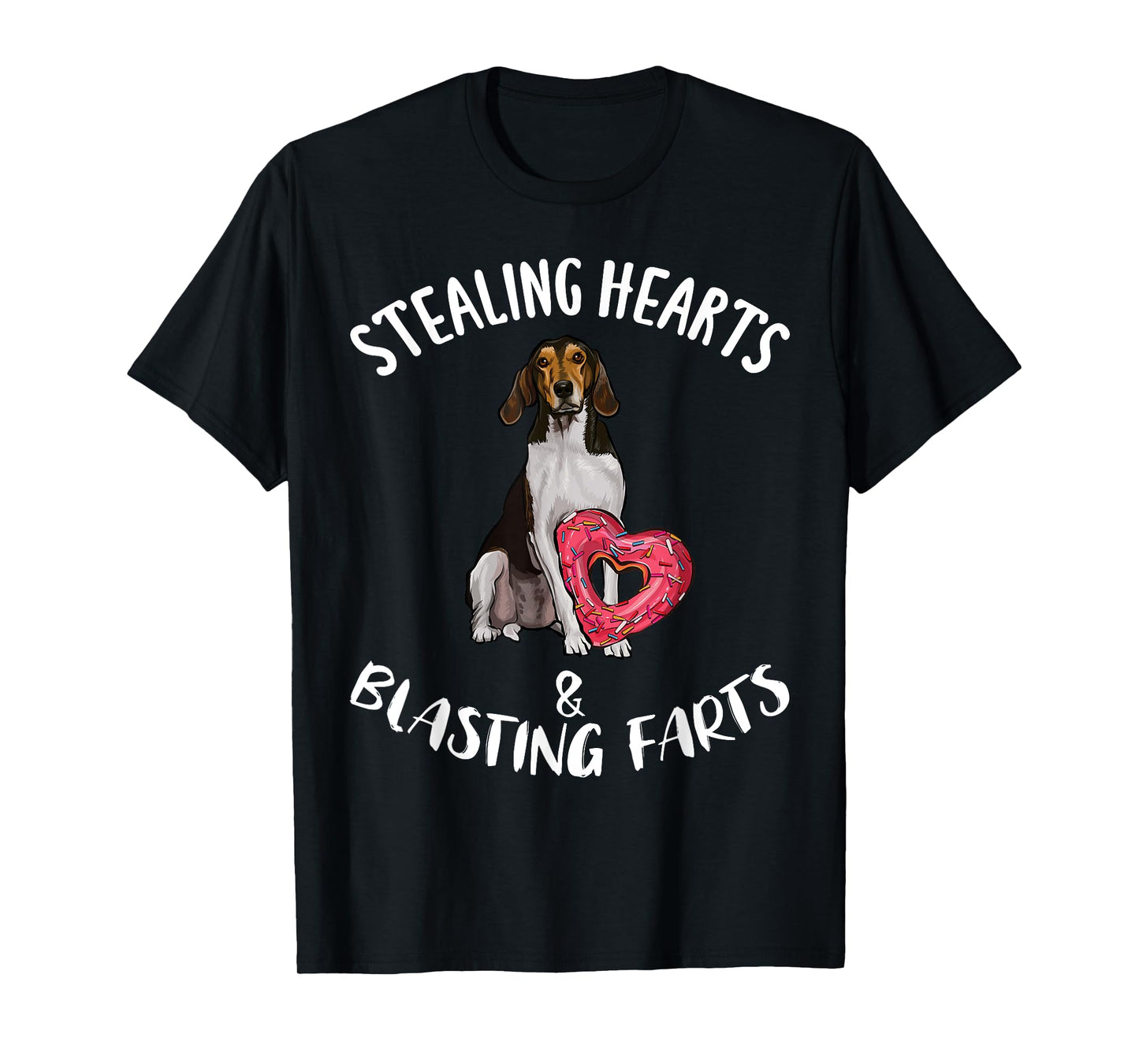 Stealing Hearts Blasting Farts Treeing Walker Coonhound Dog T-Shirt