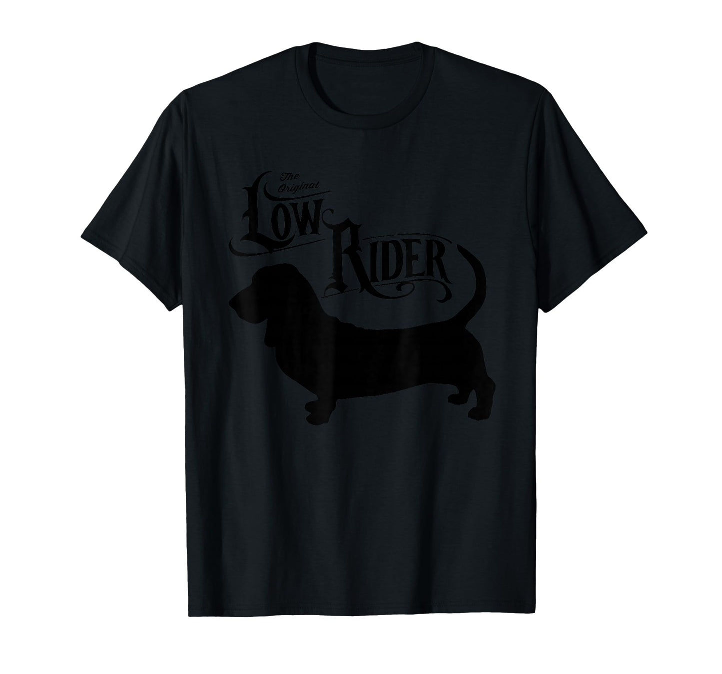 Basset Hound Low Rider Funny Basset Hound Dog Lover Gift T-Shirt