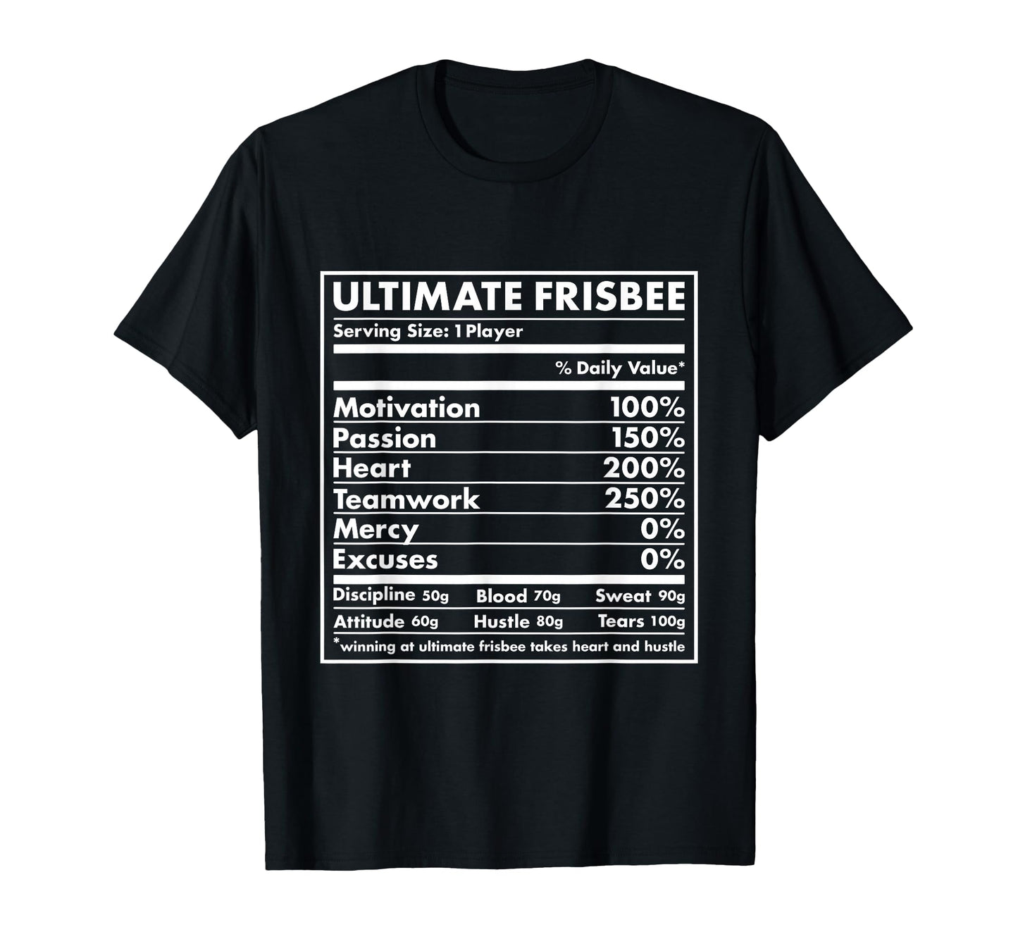 Sport Nutrition Ultimate Frisbee T-Shirt