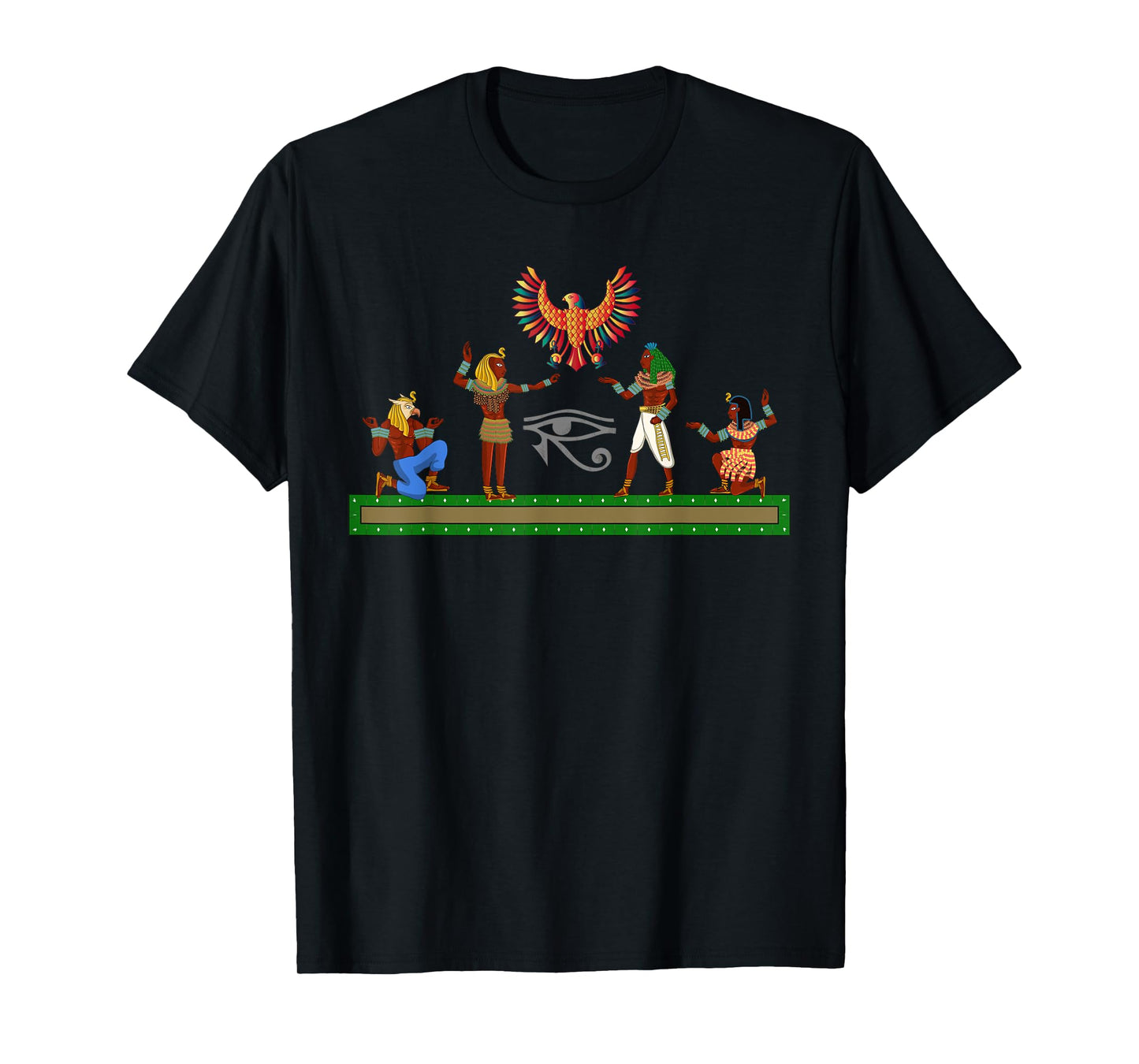 Proud Egyptian Gift Hieroglyphics Tut Ankh Pyramids Egypt T-Shirt