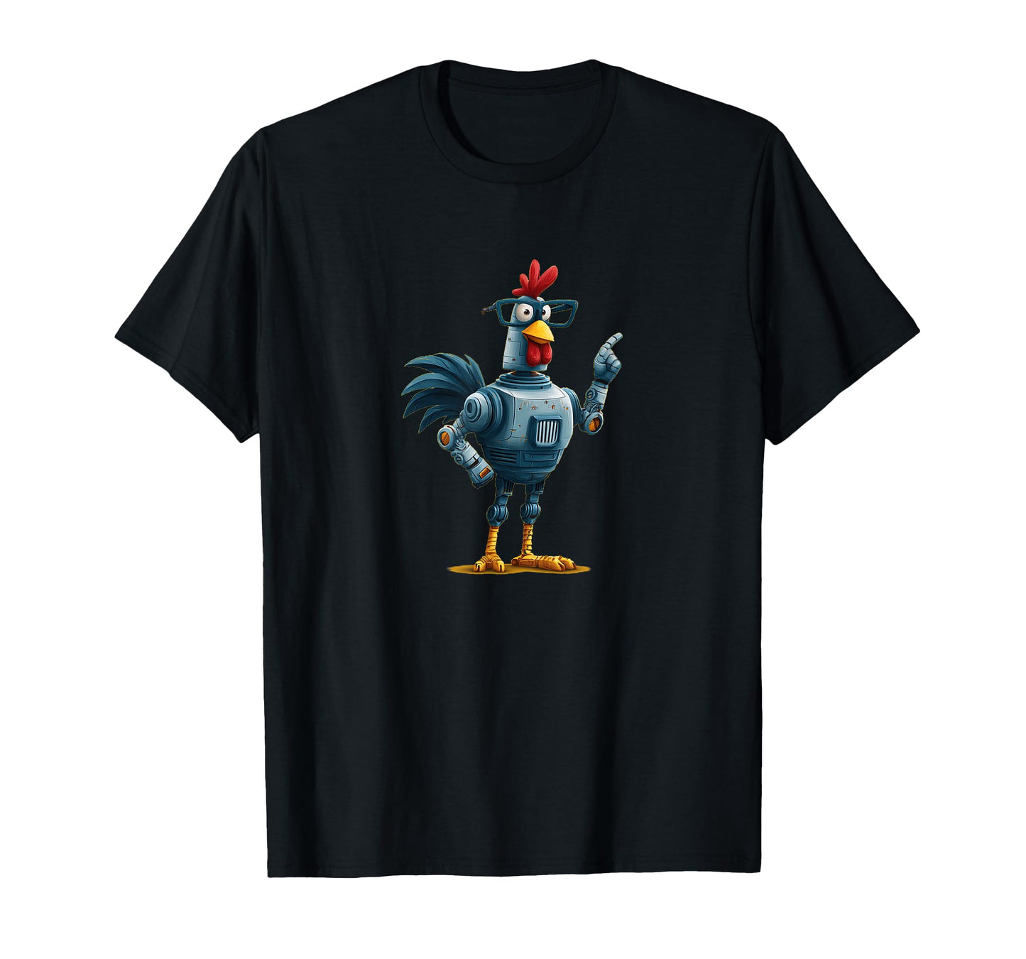 Smart Robot Chicken Costume for Future and AI Lovers T-Shirt