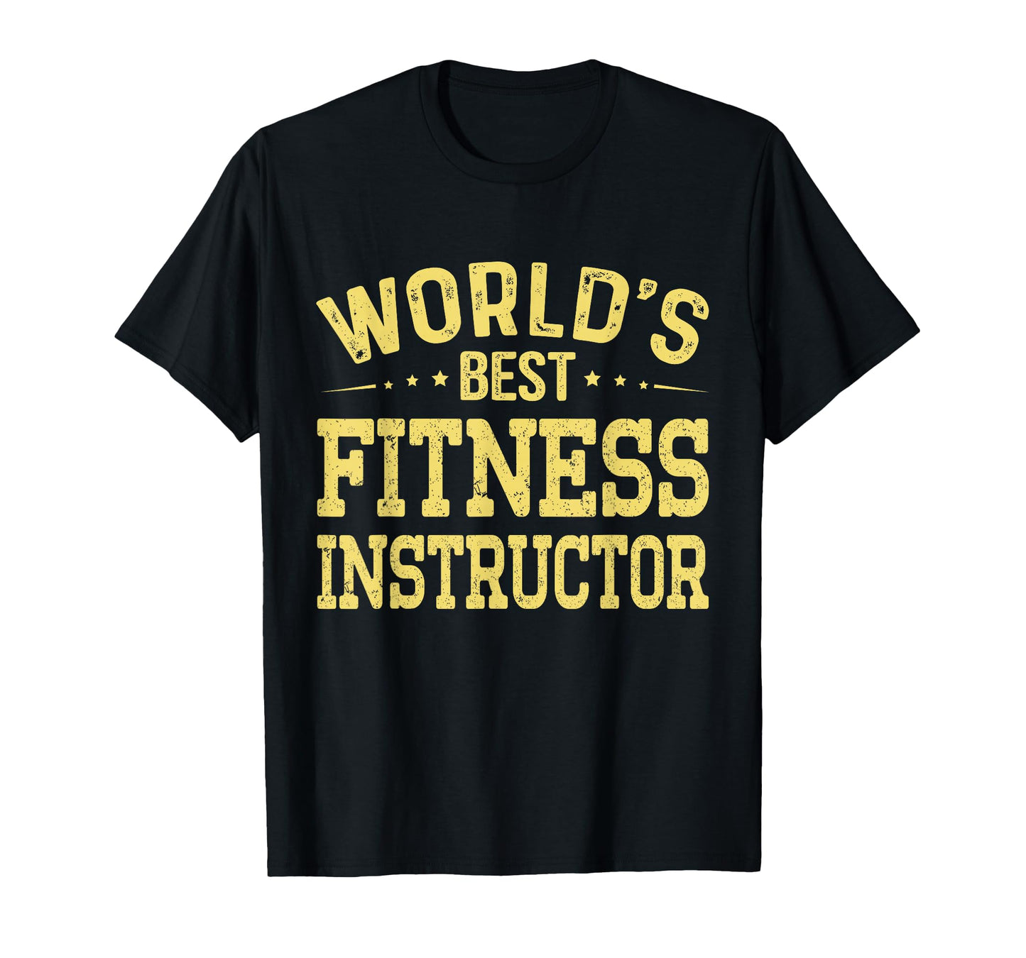 World's Best Fitness Instructor Job Title Fitness Instructor T-Shirt