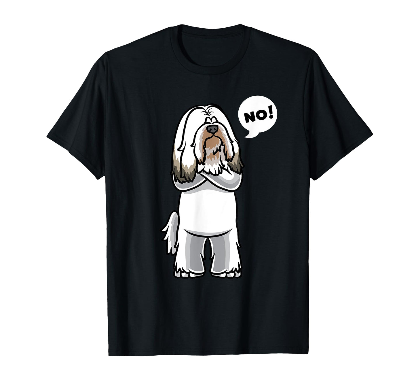 Stubborn Tibetan Terrier Dog T-Shirt for Men Women Girls Kids