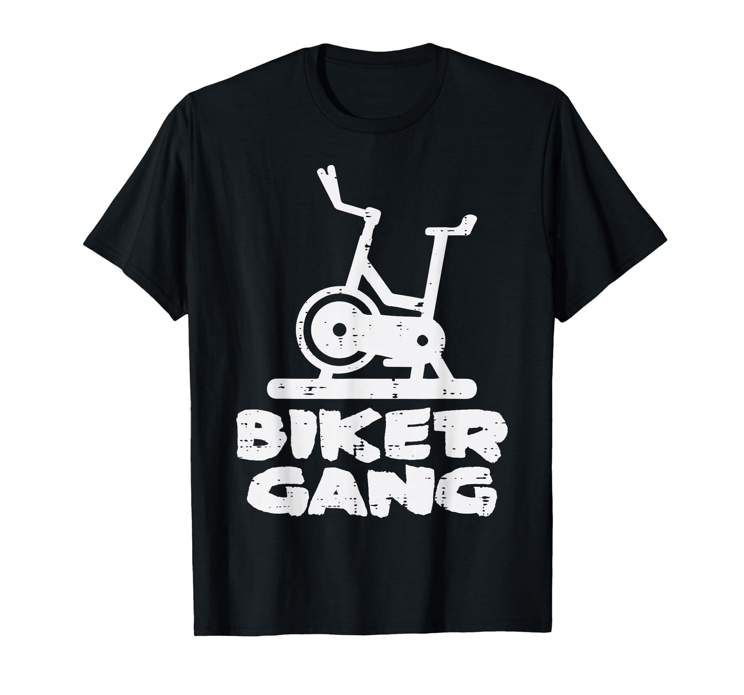 Gym Biker Gang Funny Spin Cycling Workout Fitness Women Men T-Shirt