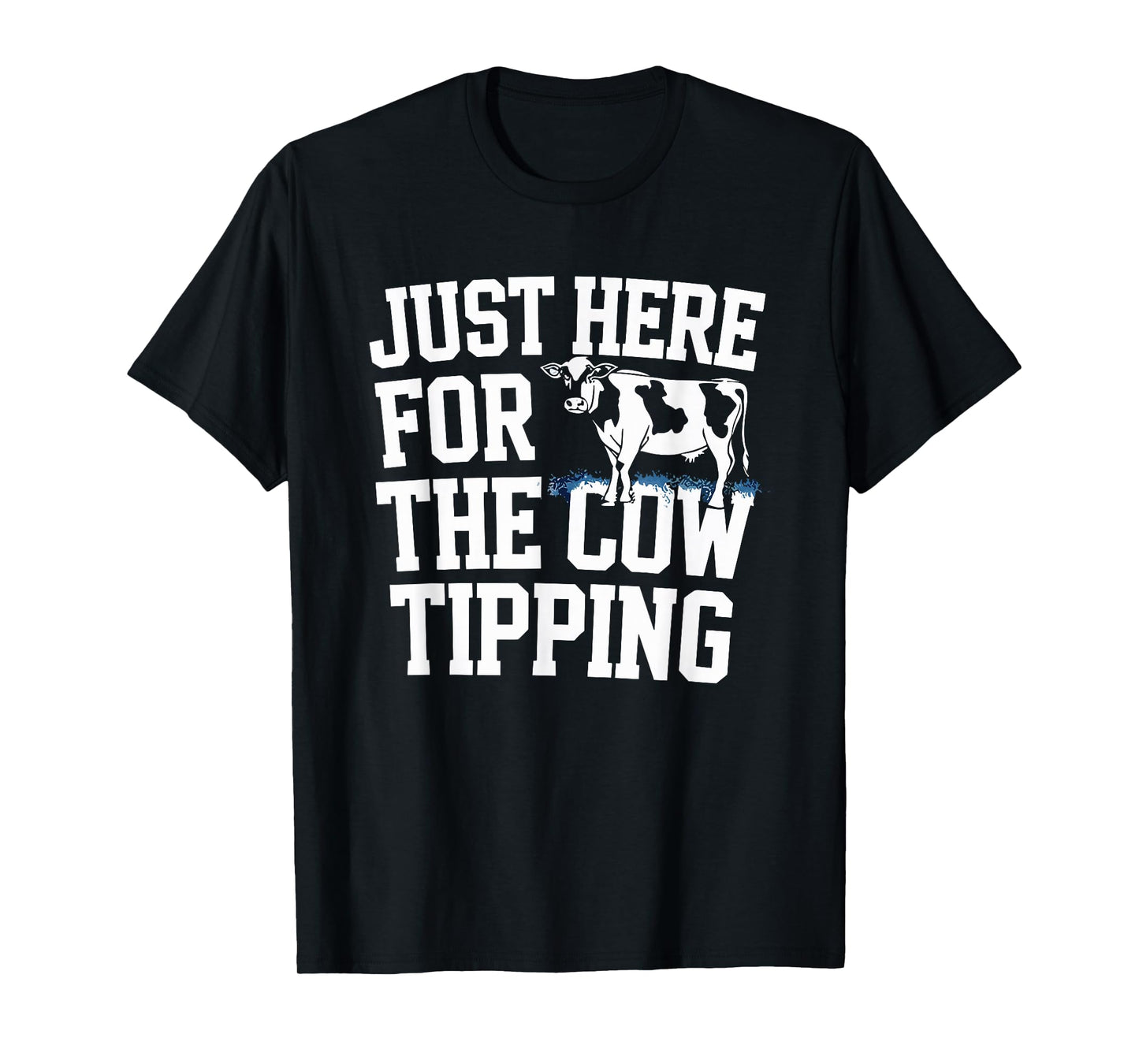 Funny Cow Tipping Joke Country Life Prank T-Shirt