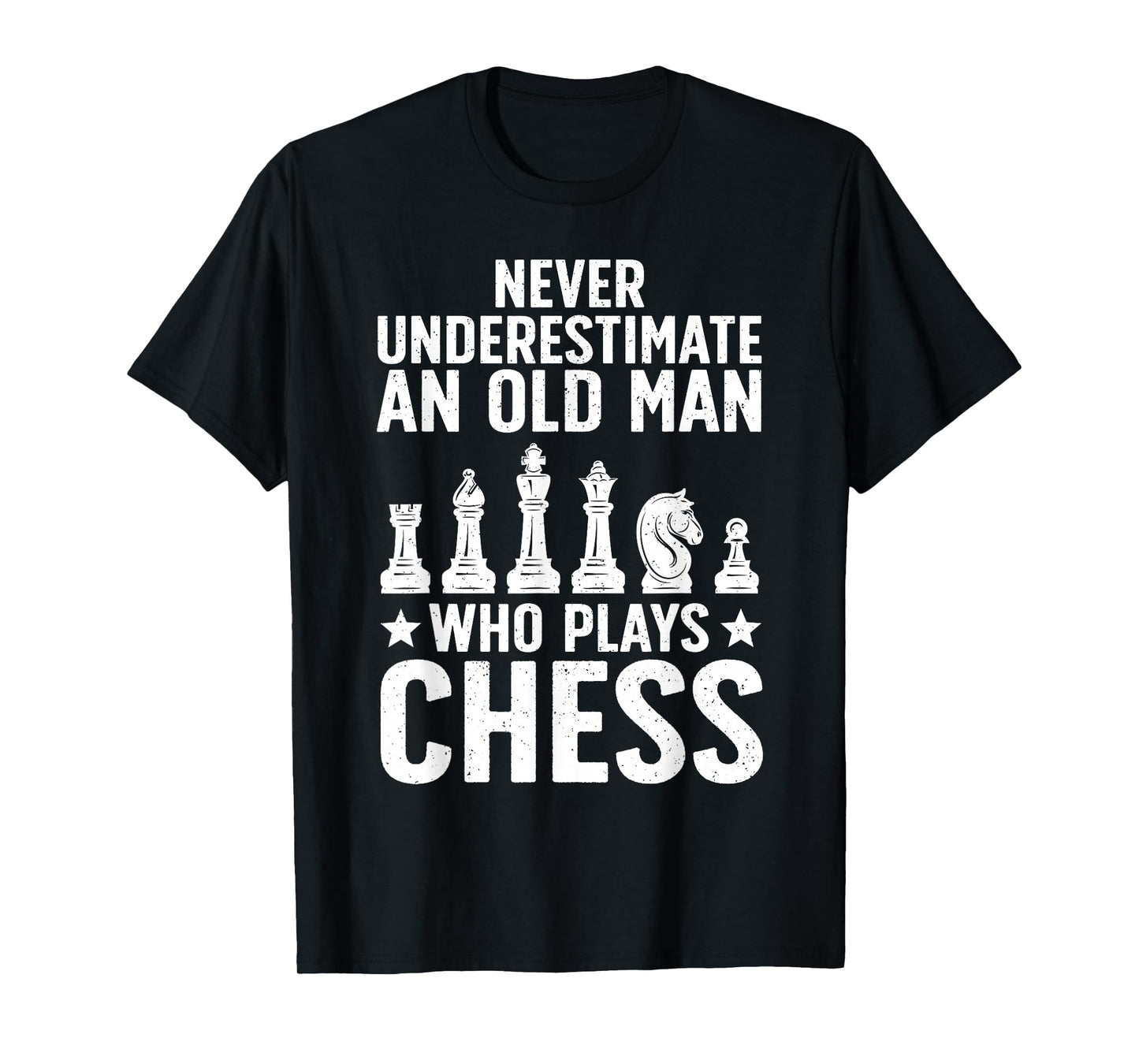 Best Chess Art for Men Dad Grandpa Chess Lover Chess Player T-Shirt