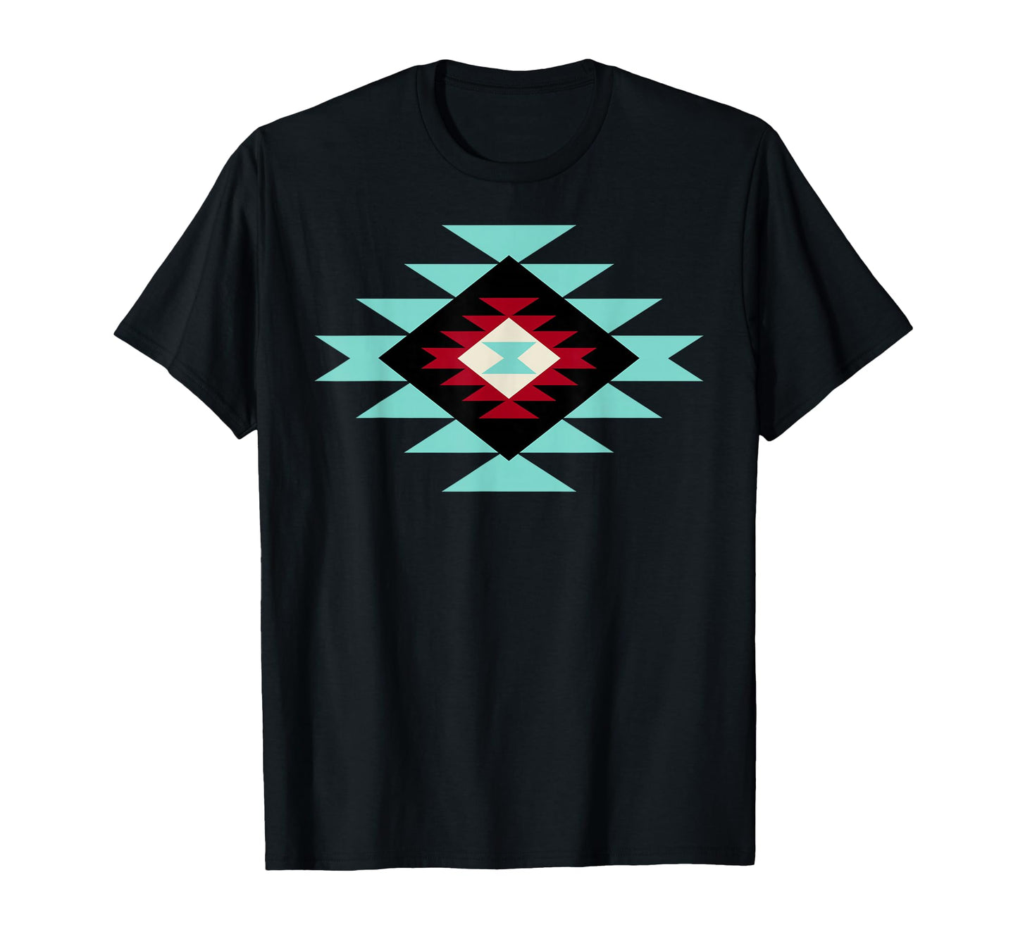 Southwest Santa Fe Navajo Indian Tribal Pattern Style T-Shirt