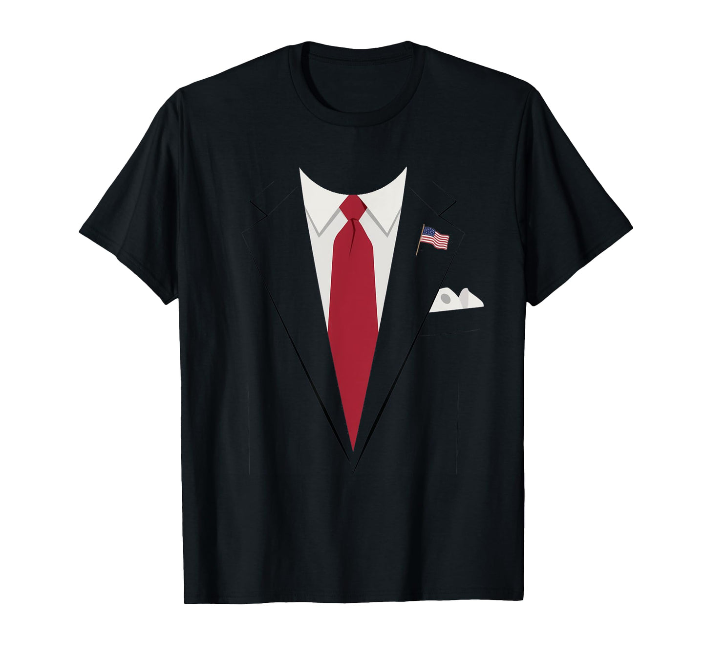 USA President Suit Easy Halloween Costume T-Shirt