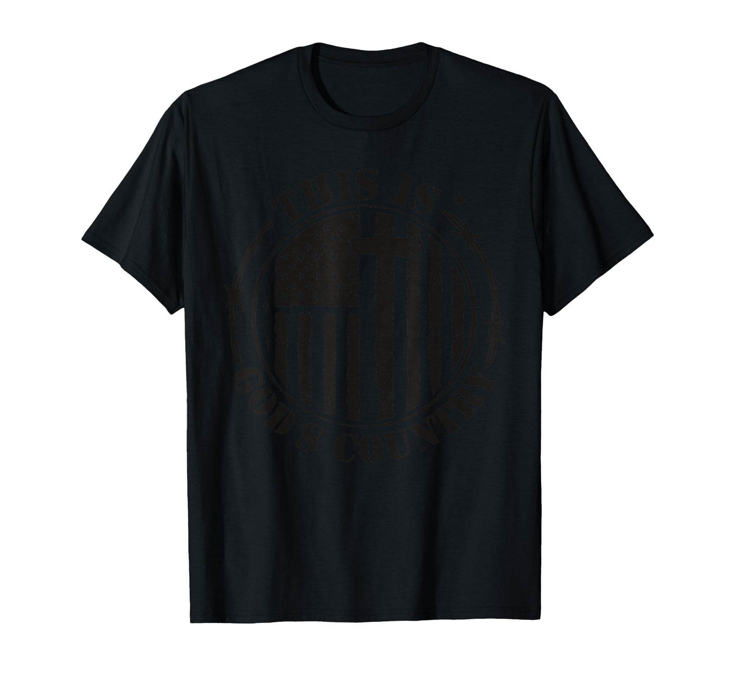 This Is God's USA Country Flag Patriotic Christian Faith USA T-Shirt