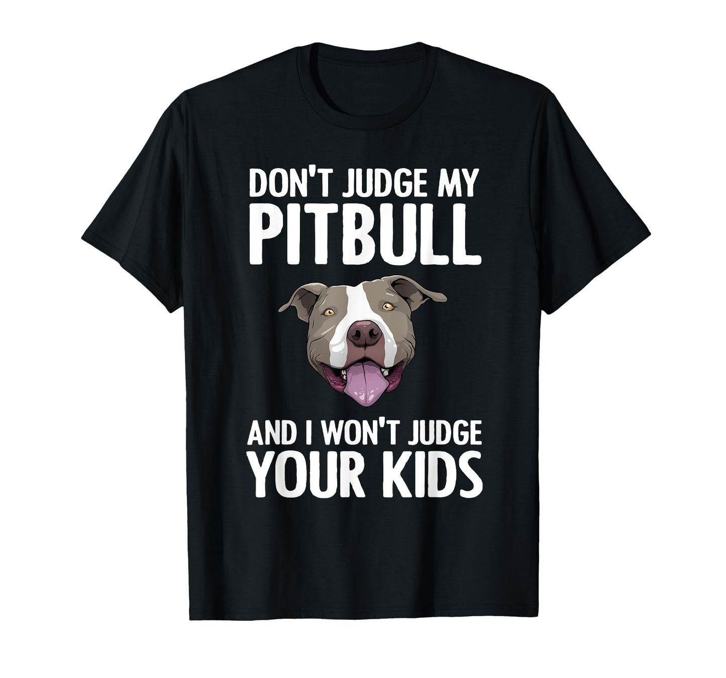 Cute Pitbull For Men Women Kids Pitbull Terrier Dog Lover T-Shirt