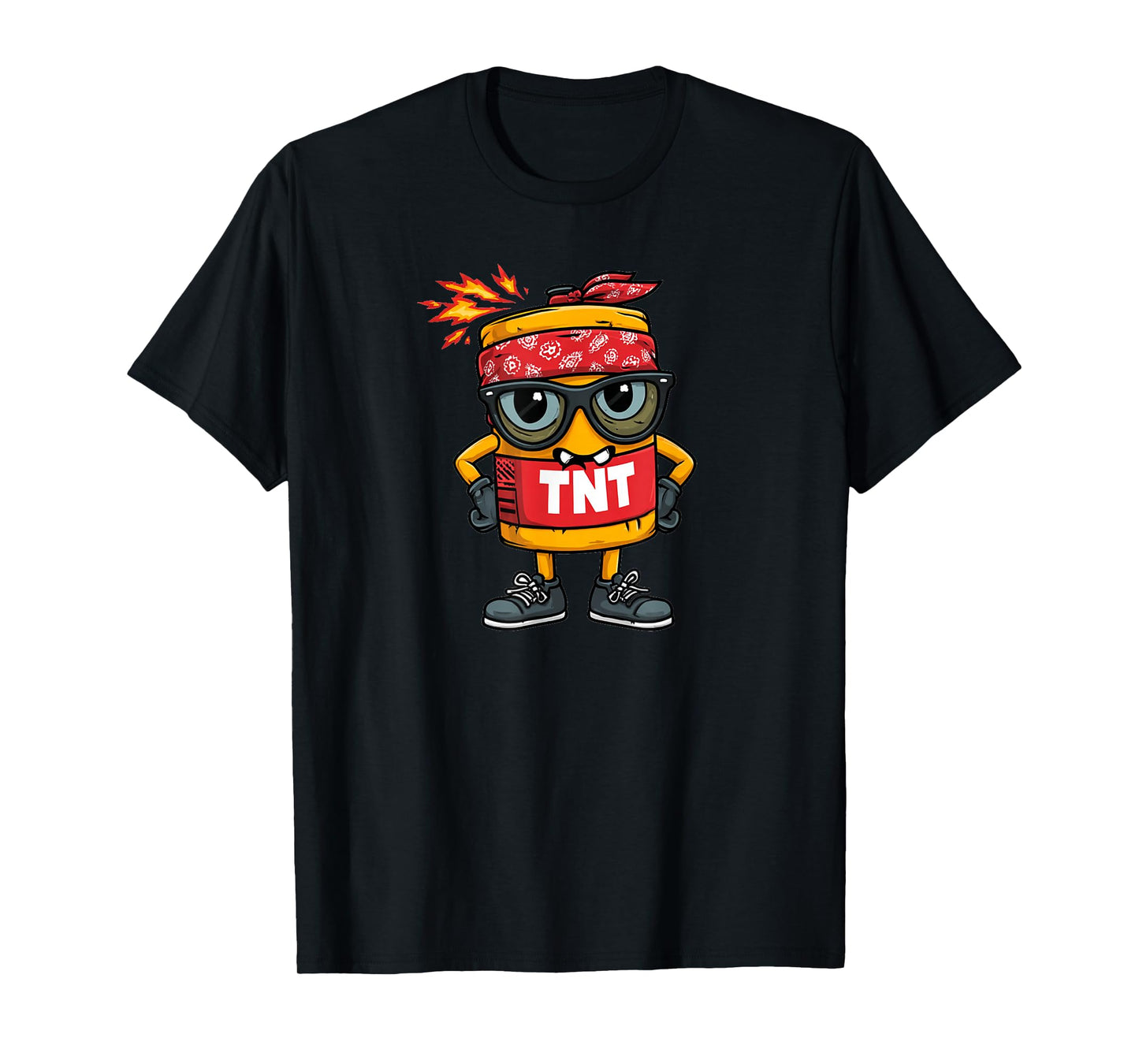 Amazing TNT Look for Fireworks and Explosions Lovers T-Shirt