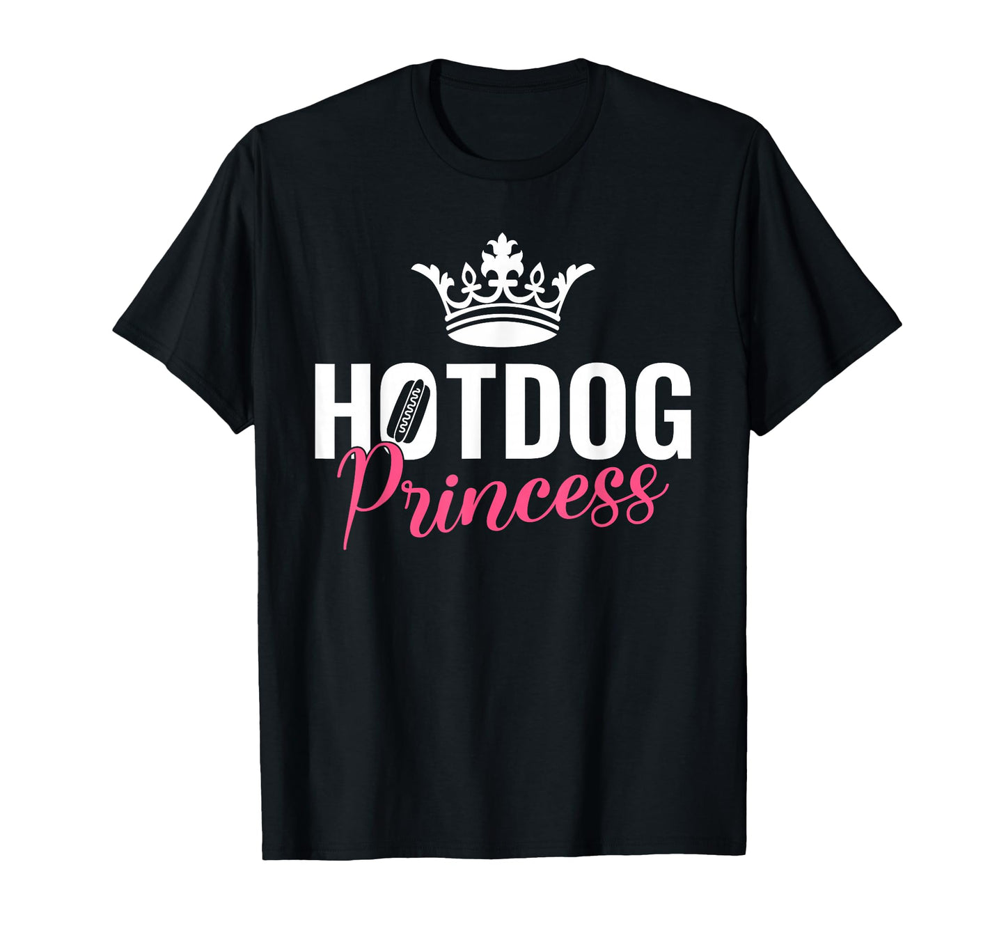 Hotdog Princess Hotdog Lover T-Shirt