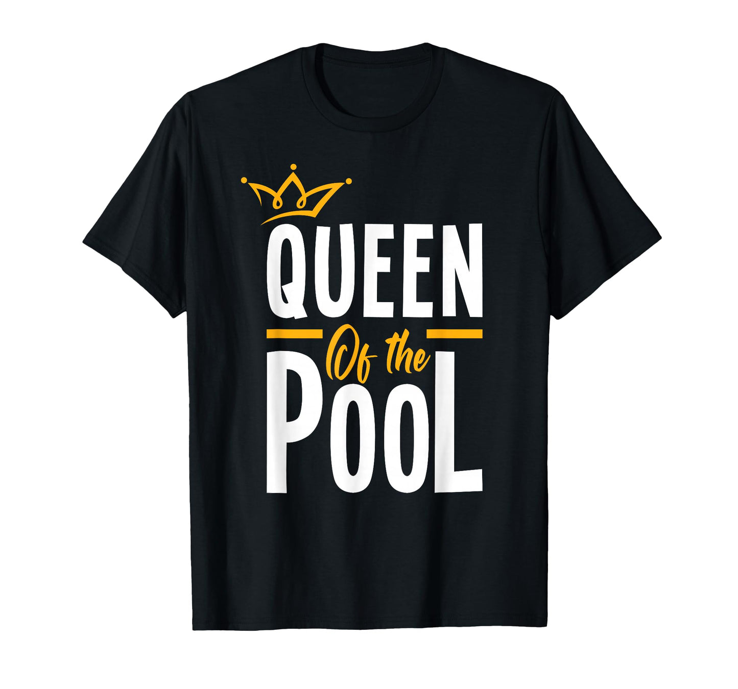 Womens Queen Of The Pool Funny Swimmers Swimming Swimmer T-Shirt