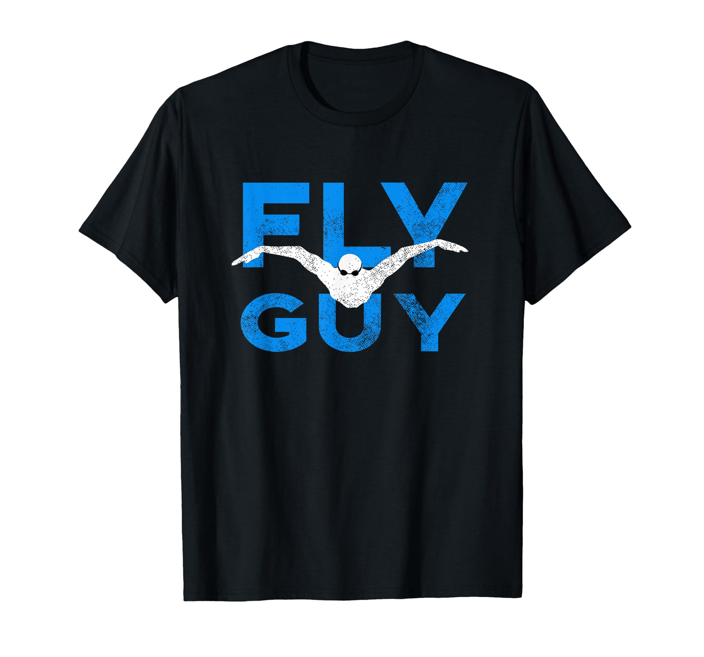 ButterFly Guy Swimmer T-Shirt by Awesome Swim T-Shirt
