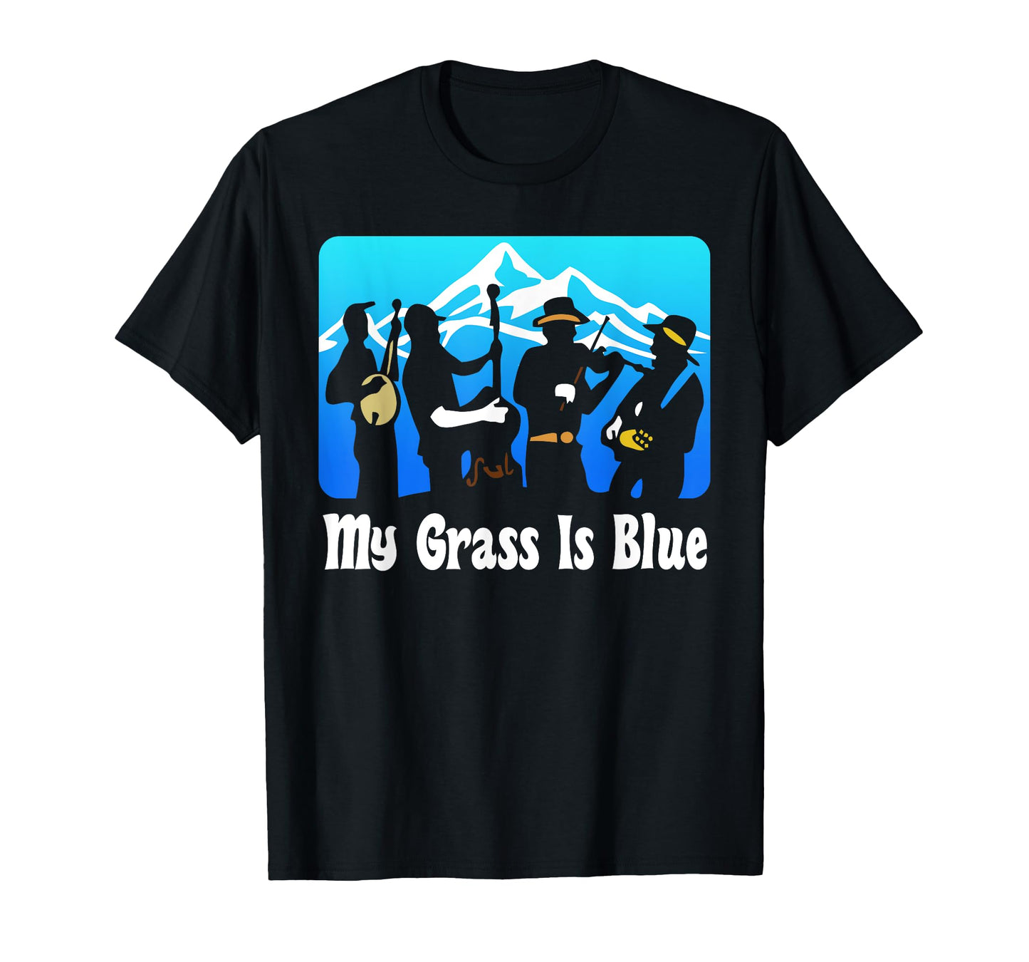 My Grass Is Blue Gift, Bluegrass Gift, Music Gesch T-Shirt