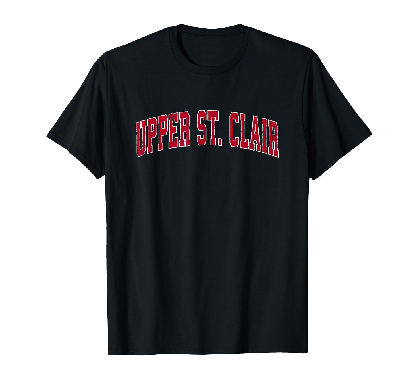 Upper St. Clair Pennsylvania PA Vintage Sports Design Red De T-Shirt