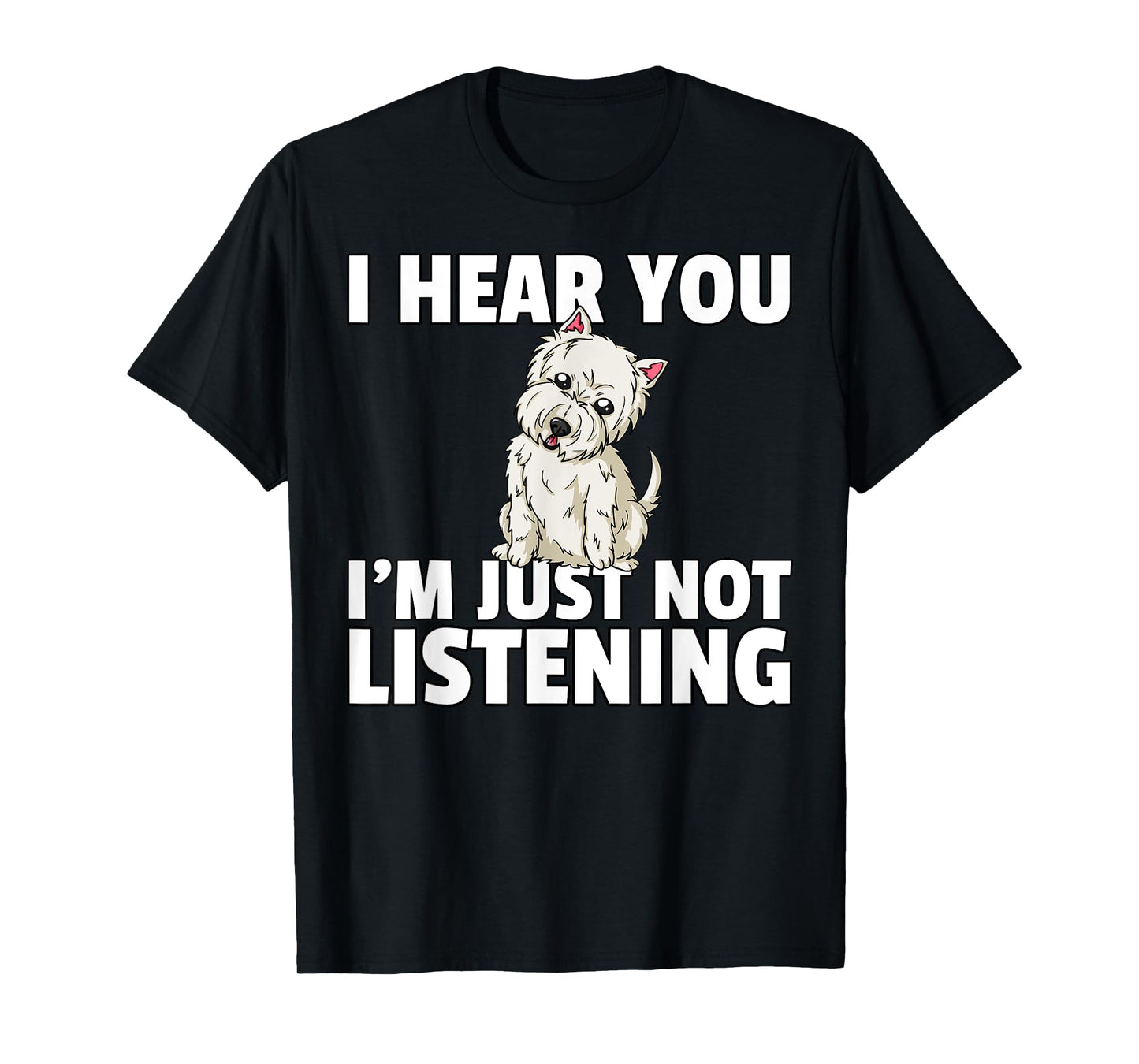West Highland Terrier Westie Dog Men Women Girls Kids T-Shirt