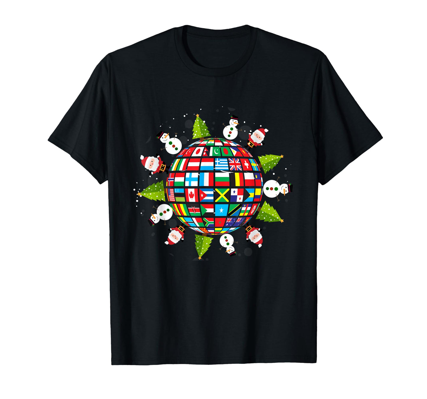 Flags of the World, Xmas around the Globe T-Shirt