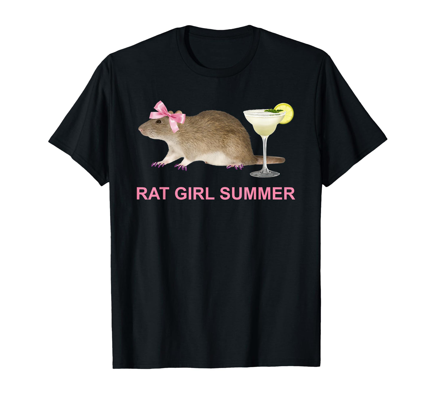 Rat Girl Summer Design T-Shirt