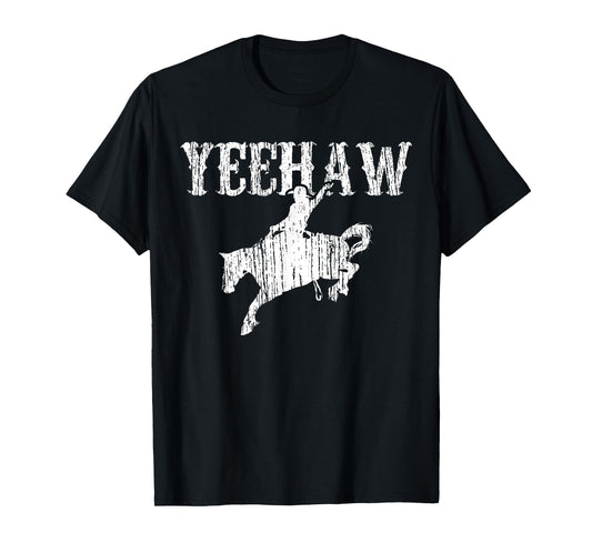 Equestrian Yeehaw Rodeo Cowboy Western Country T-Shirt