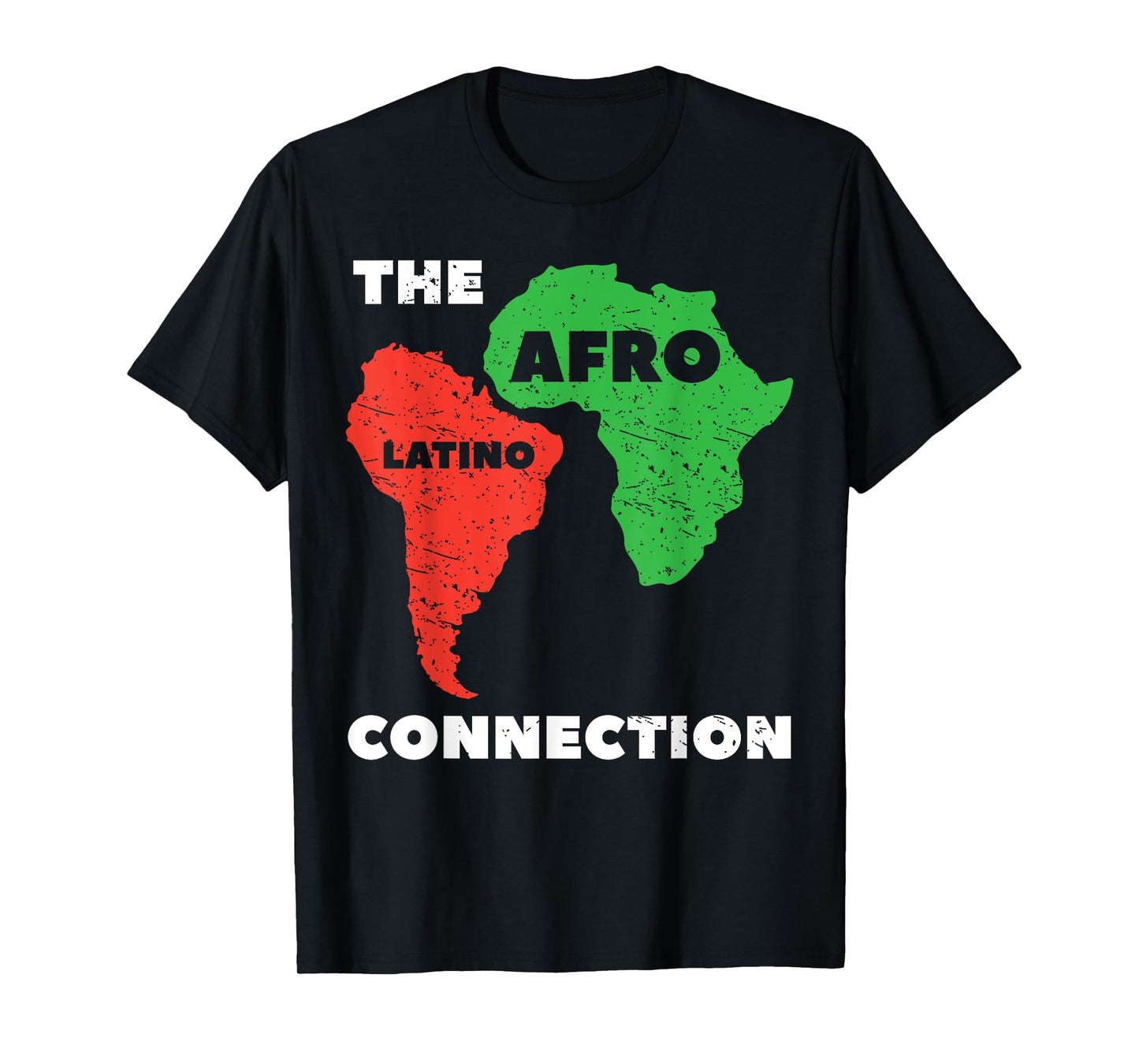 The Afro Latino Connection Afro-Latina Hispanic Pride T-Shirt