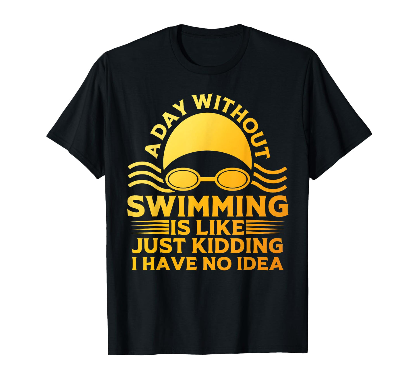 Funny Swimming Art For Men Women Swim Team Coach Swimmer T-Shirt