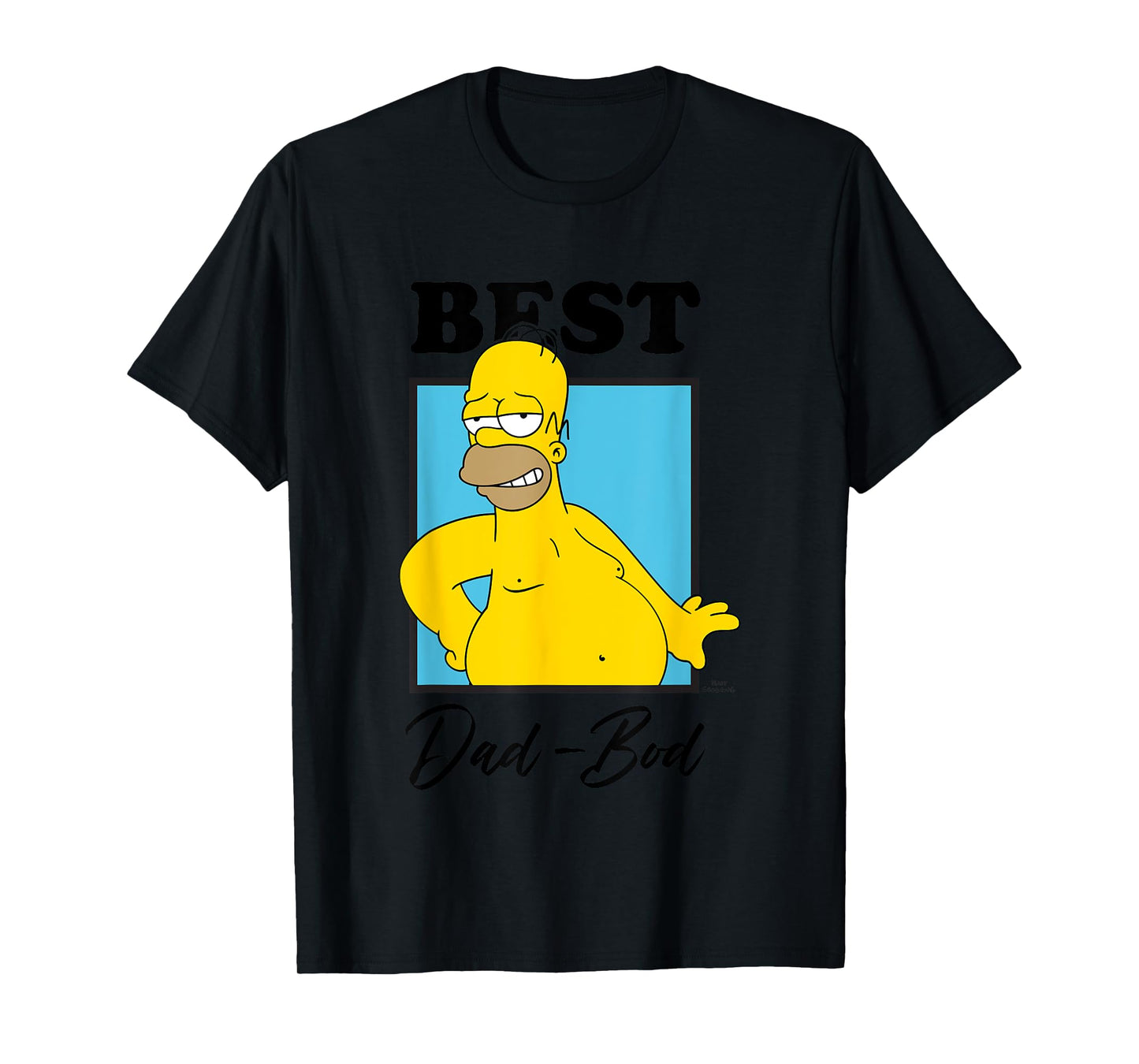 The Simpsons Father's Day Homer Best Dad Bod T-Shirt
