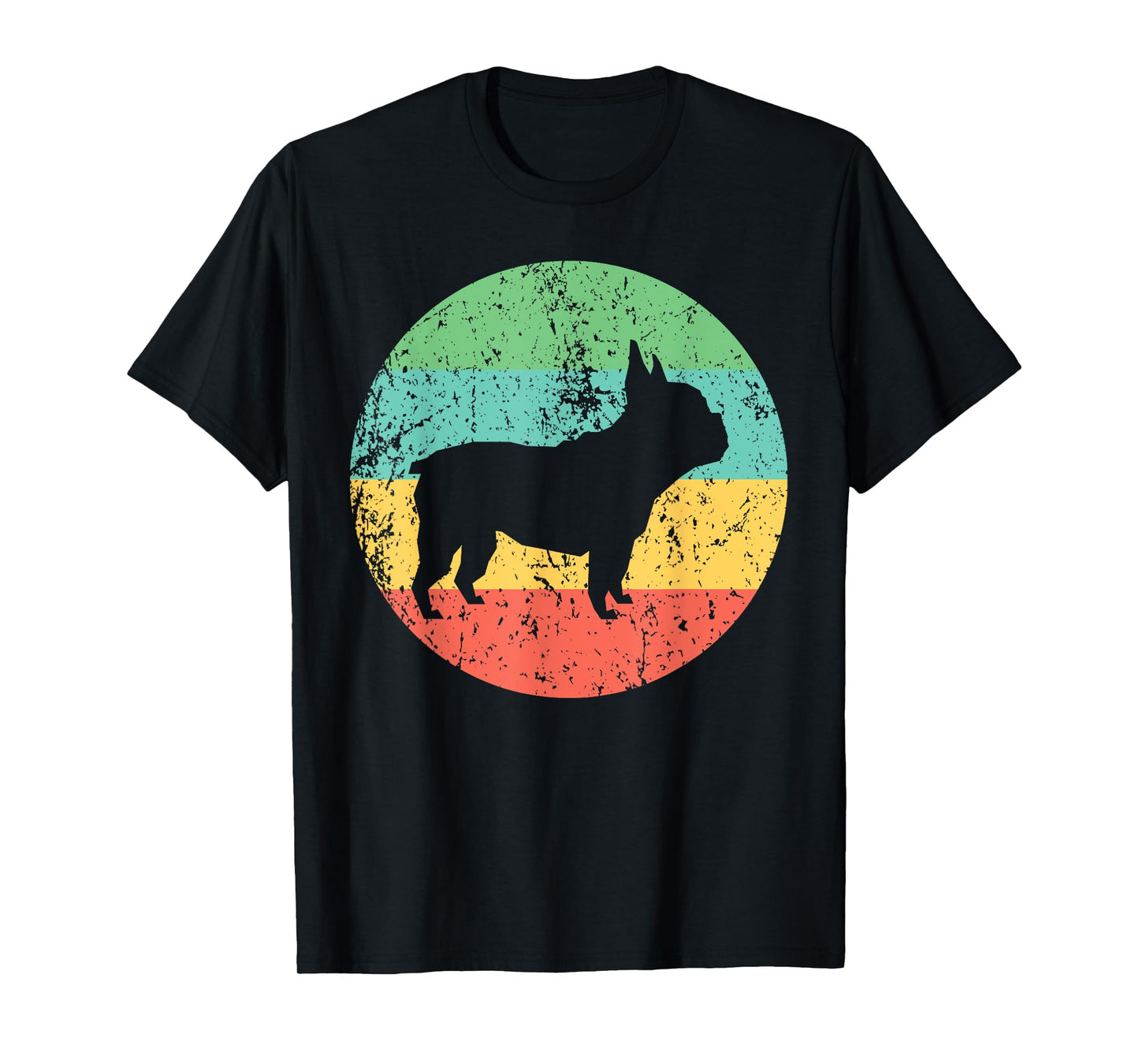 French Bulldog Shirt - Retro French Bulldog Dog T-Shirt Men Women Girls Kids T-Shirt