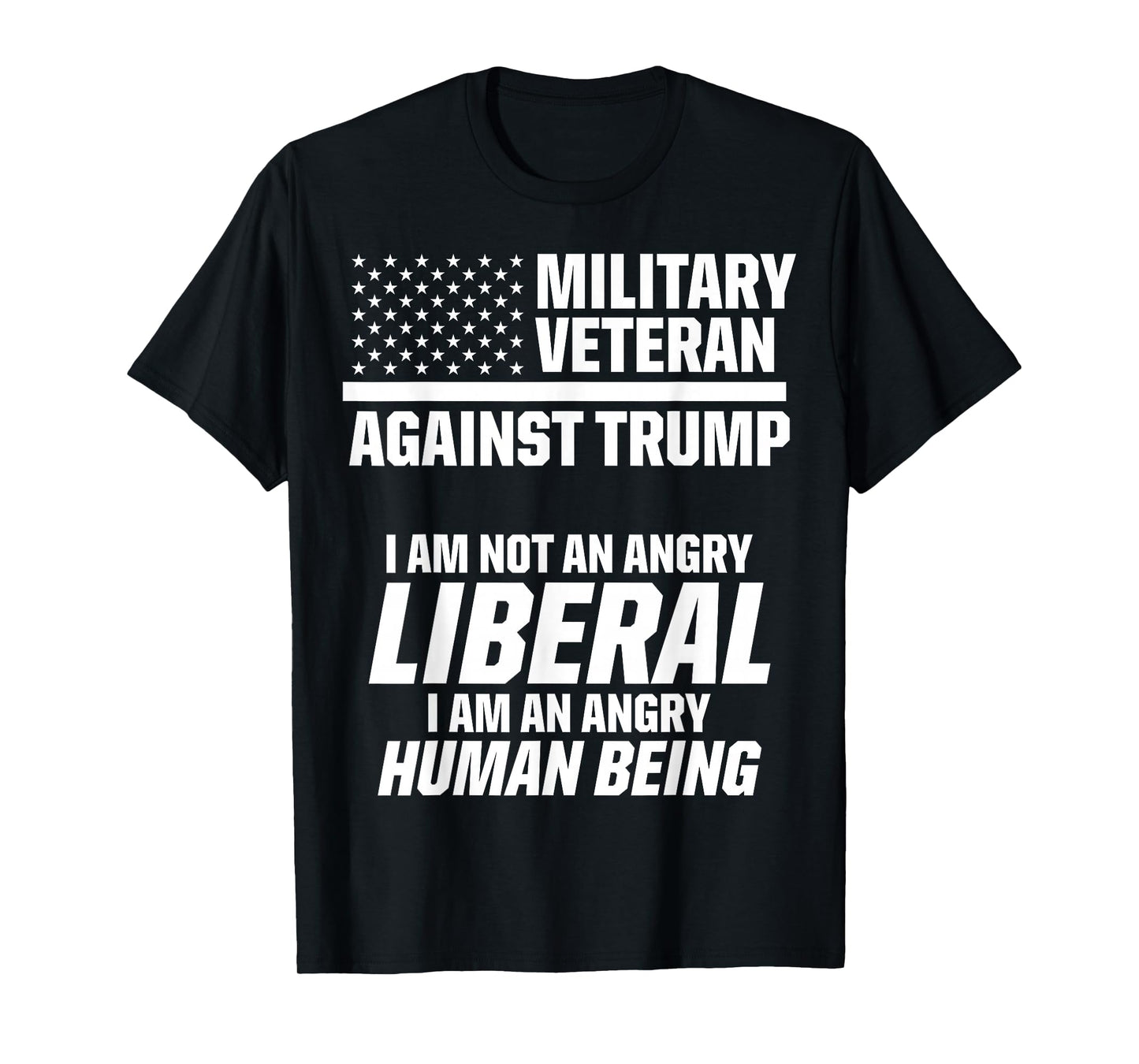Military Veterans Against Trump 2020 Liberal USA Election T-Shirt