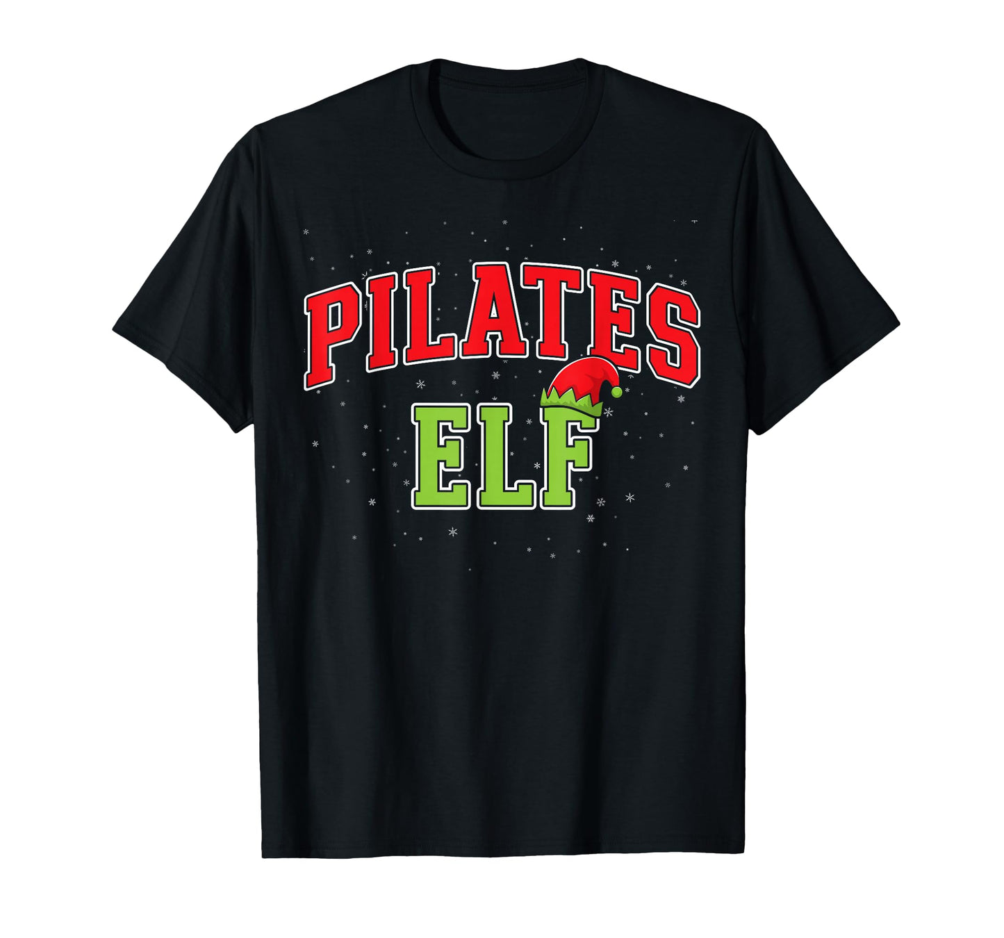 Pilates Elf Christmas Family Matching Group Xmas T-Shirt