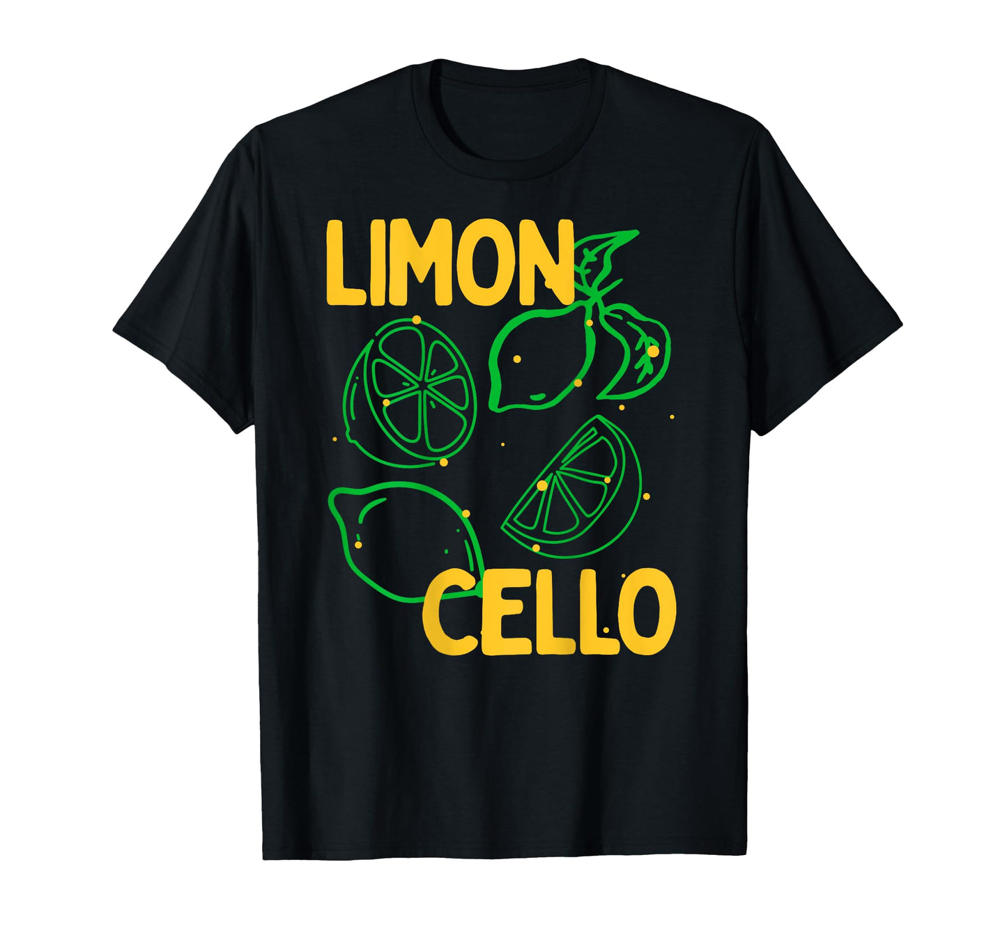 Limoncello Lemon Lemon Italy Summer Social Club Back Print T-Shirt
