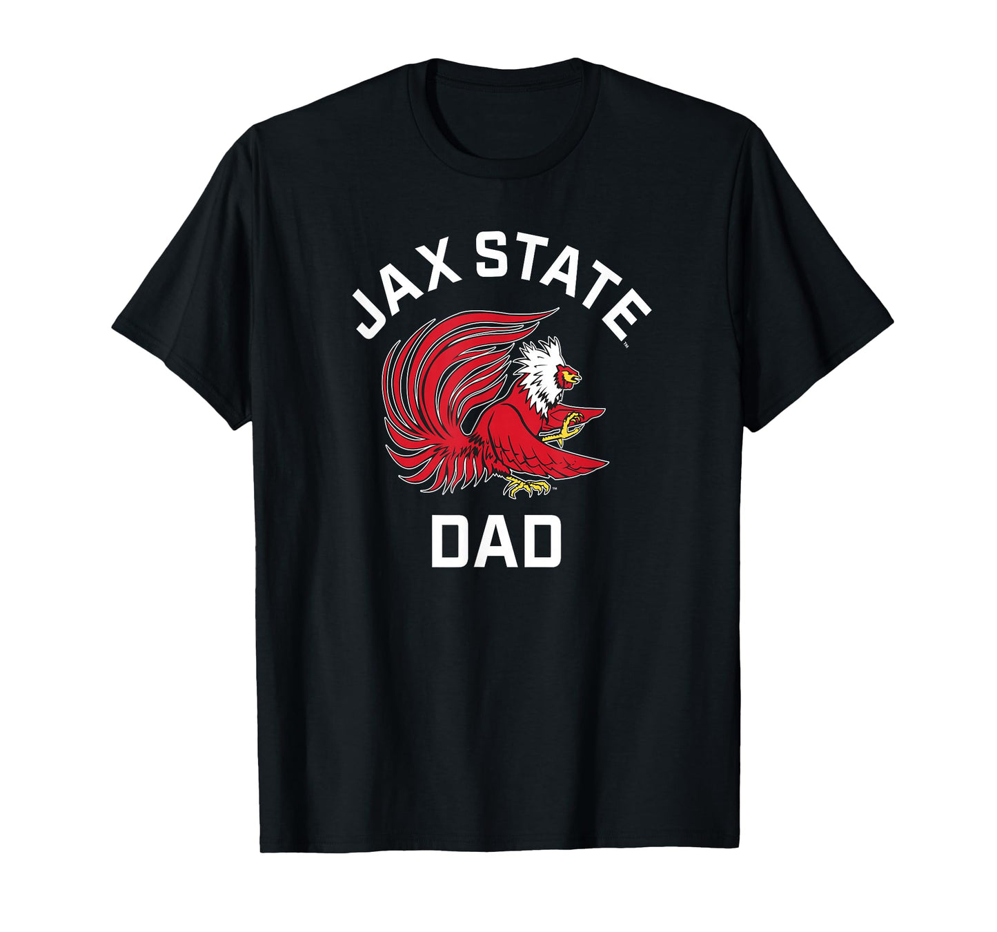 Jacksonville State University JSU Gamecocks Arched Dad T-Shirt