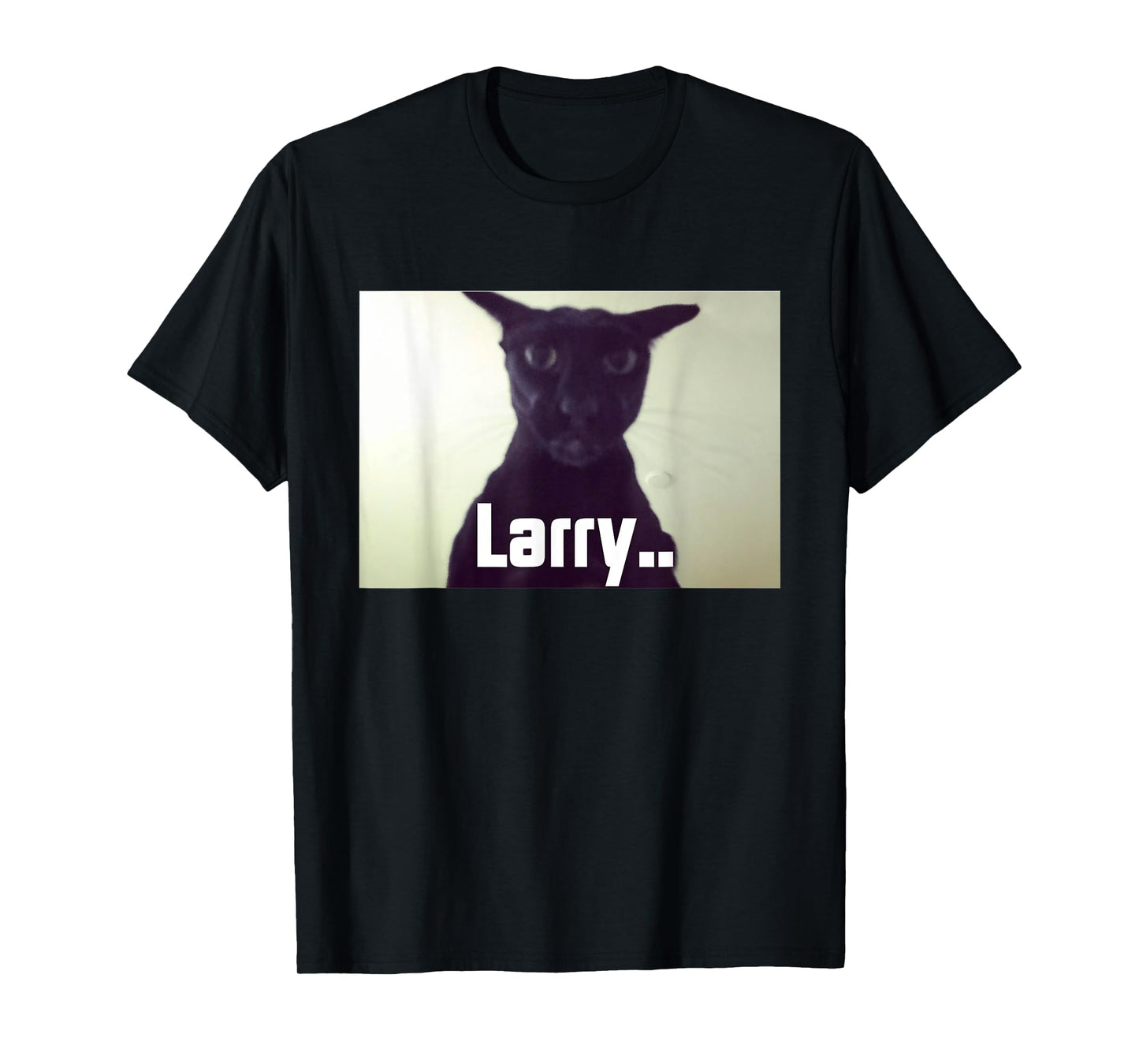 Evil Larry Meme Larry Cat Meme Cursed Memes Brainrot Memes Men Women Kids T-Shirt