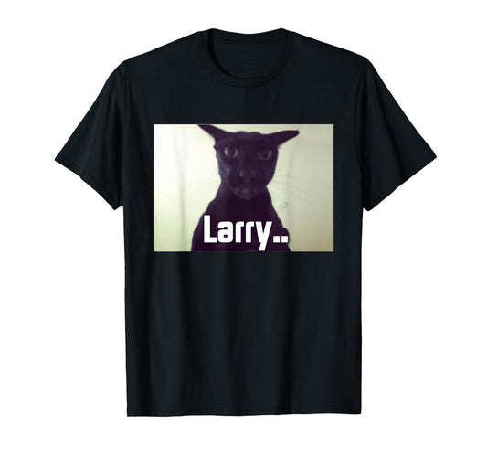 Evil Larry Meme Larry Cat Meme Cursed Memes Brainrot Memes Men Women Kids T-Shirt