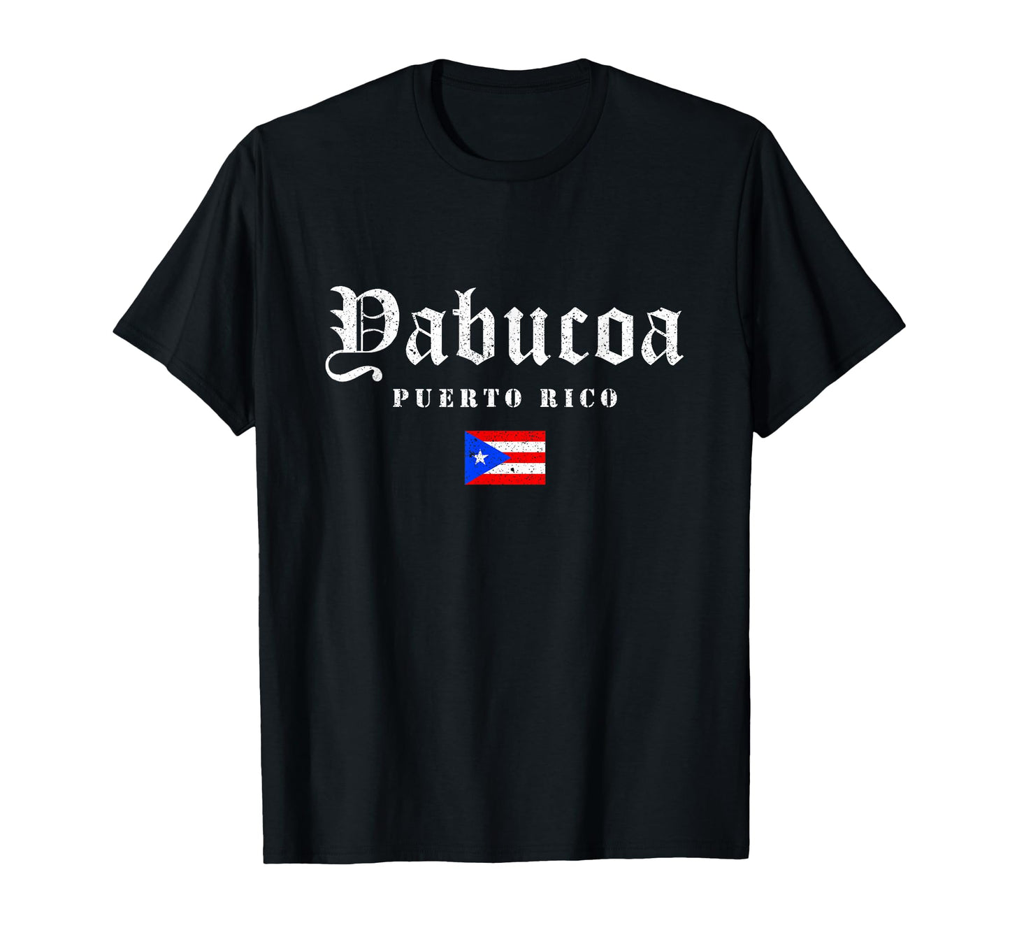 Vintage Yabucoa Puerto Rico Flag Pride Home Root Travel T-Shirt