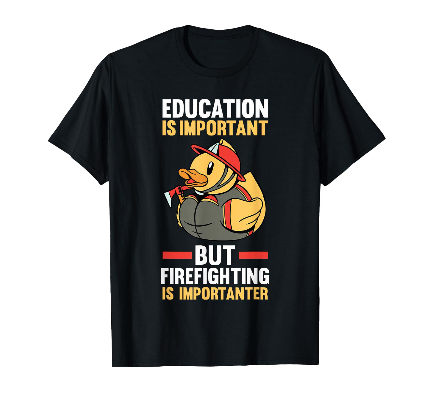 Rubber Duck Fireman Firefighter T-Shirt