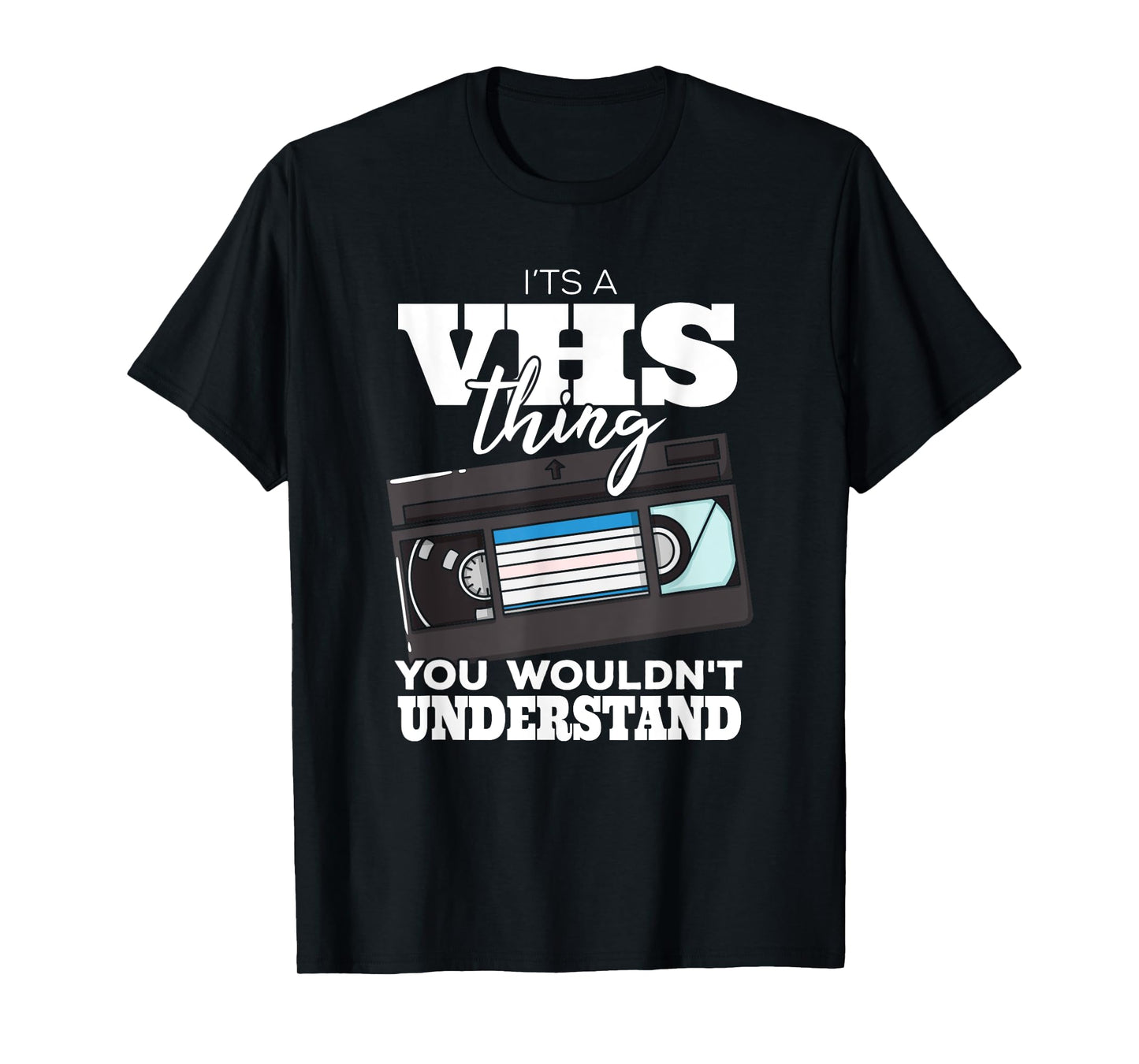 VHS Video Cassette Tape Collector T-Shirt