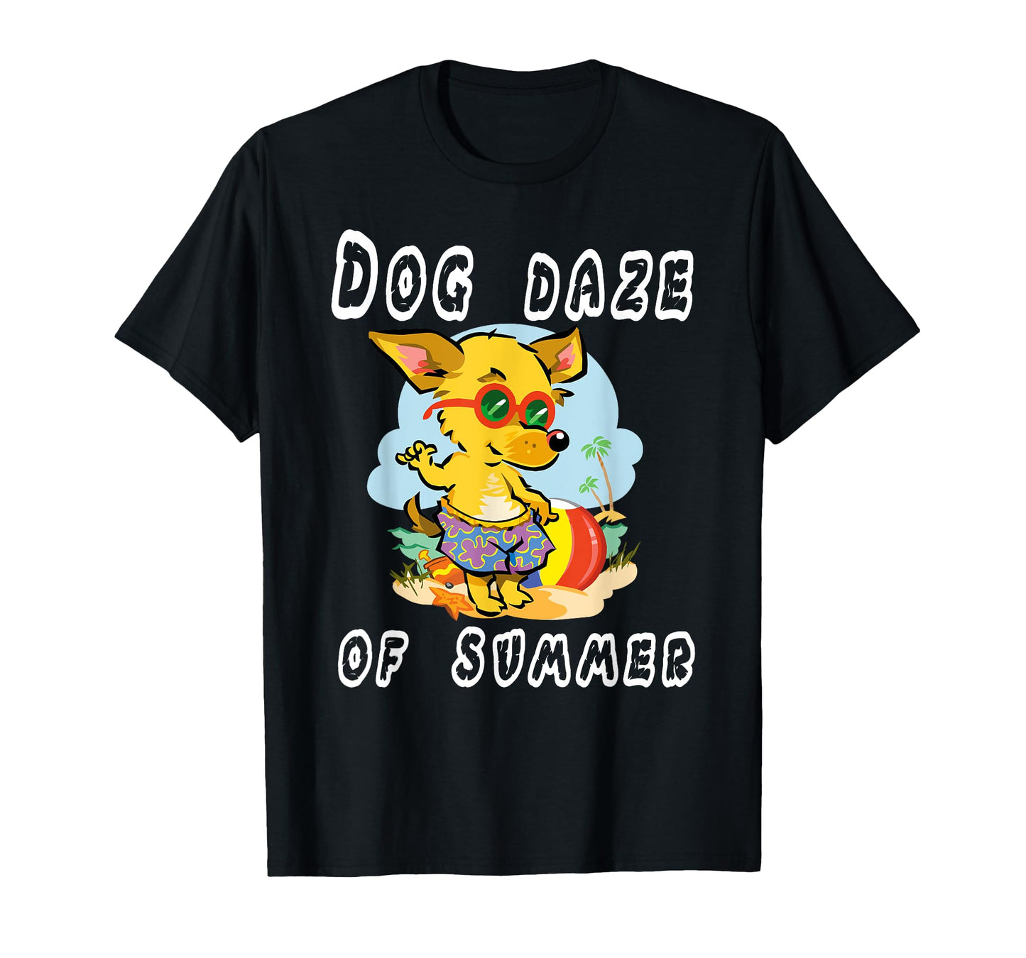 Funny Dog Daze of Summer T-Shirt