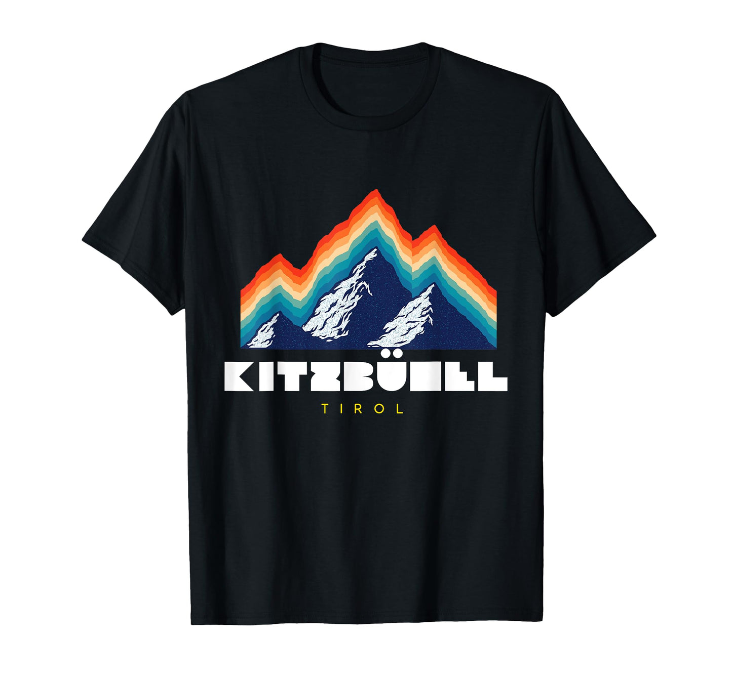 Kitzbühel Tirol - Austria Retro 80s Ski Holiday Gift T-Shirt