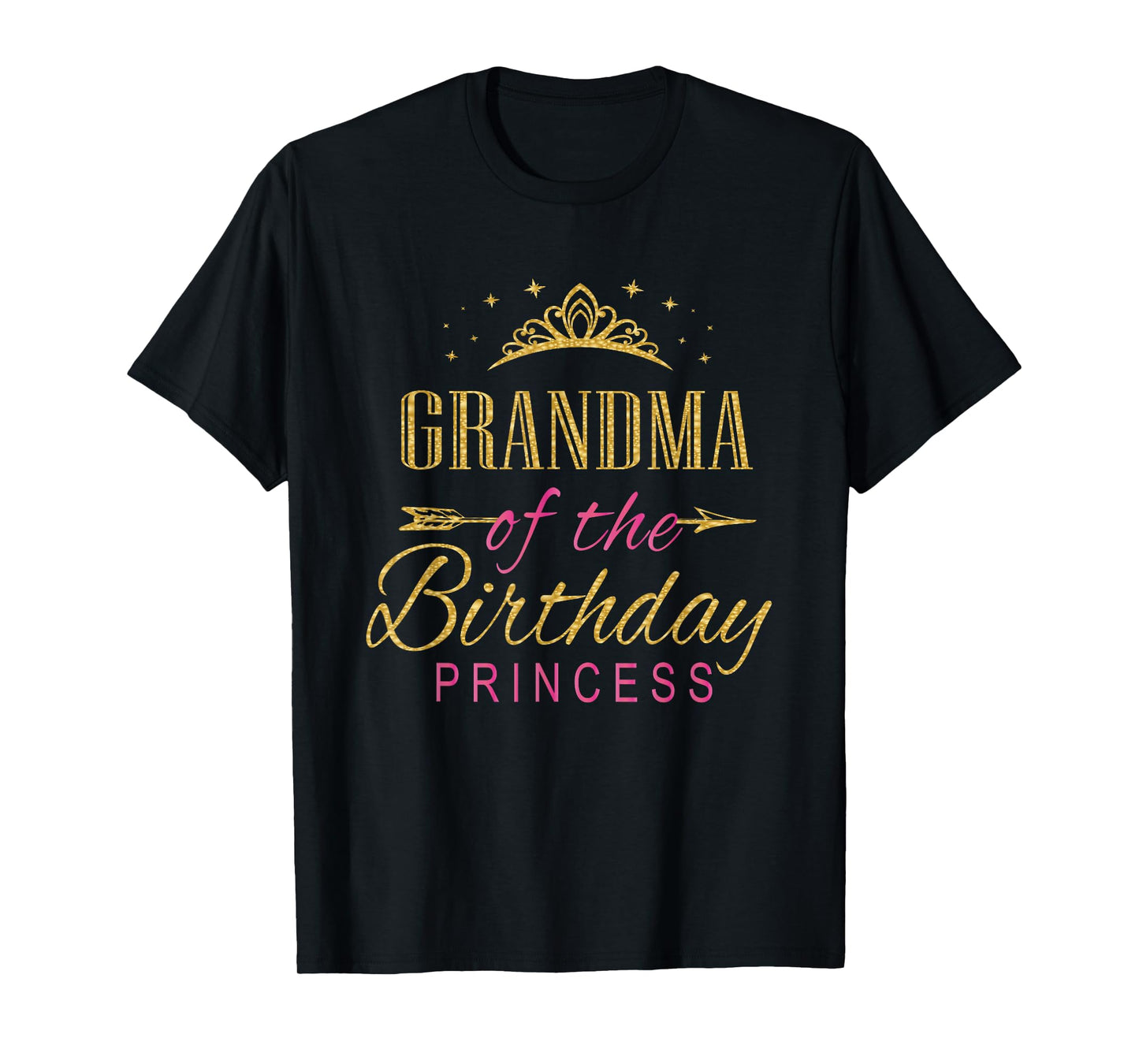 Grandma Of The Birthday Princess Girls Party T-Shirt