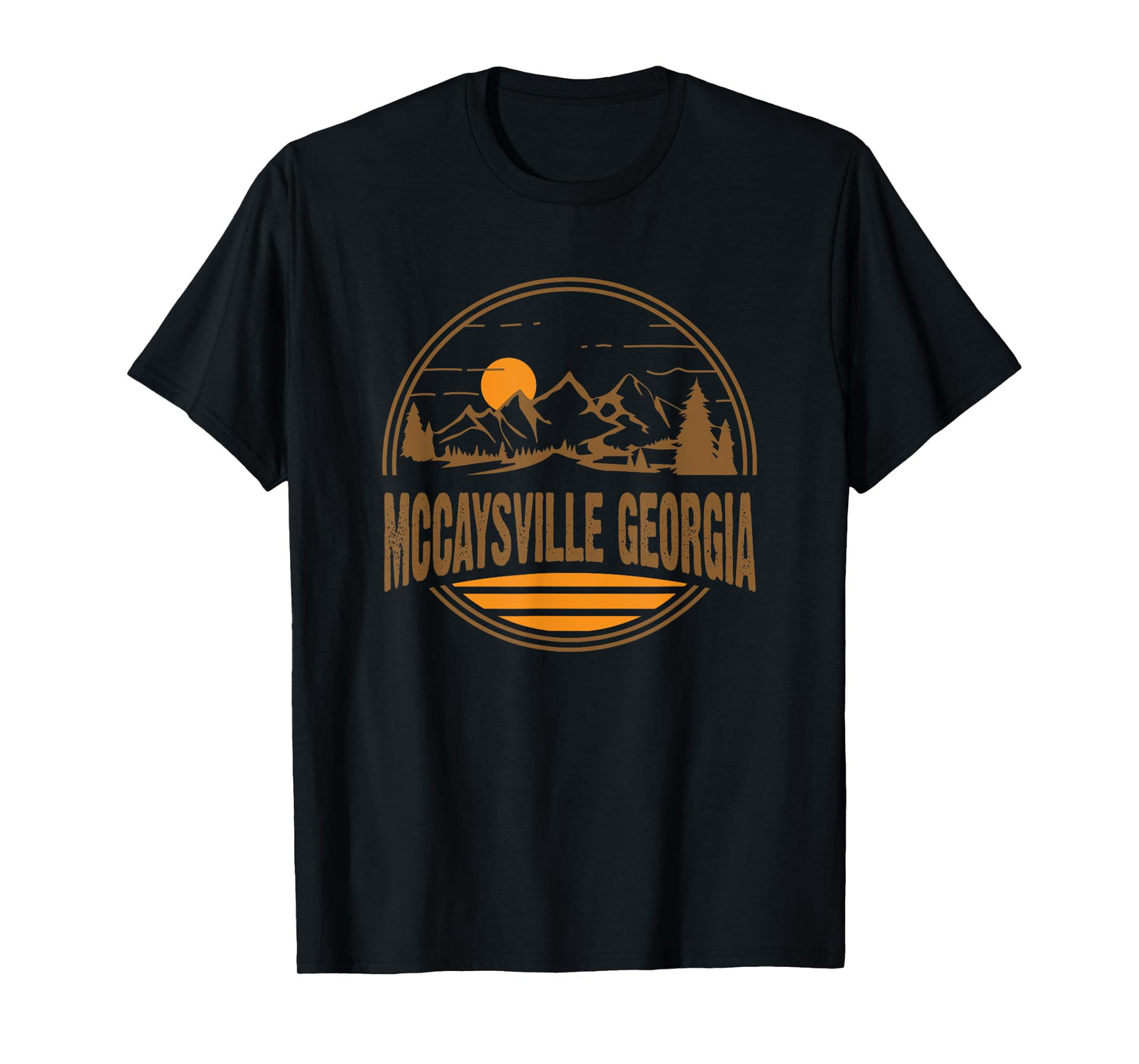 Vintage McCaysville, Georgia Mountain Hiking Souvenir Print T-Shirt