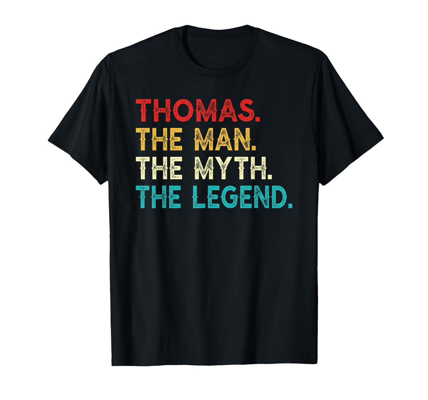 THOMAS The Man The Myth The Legend Funny Vintage THOMAS T-Shirt