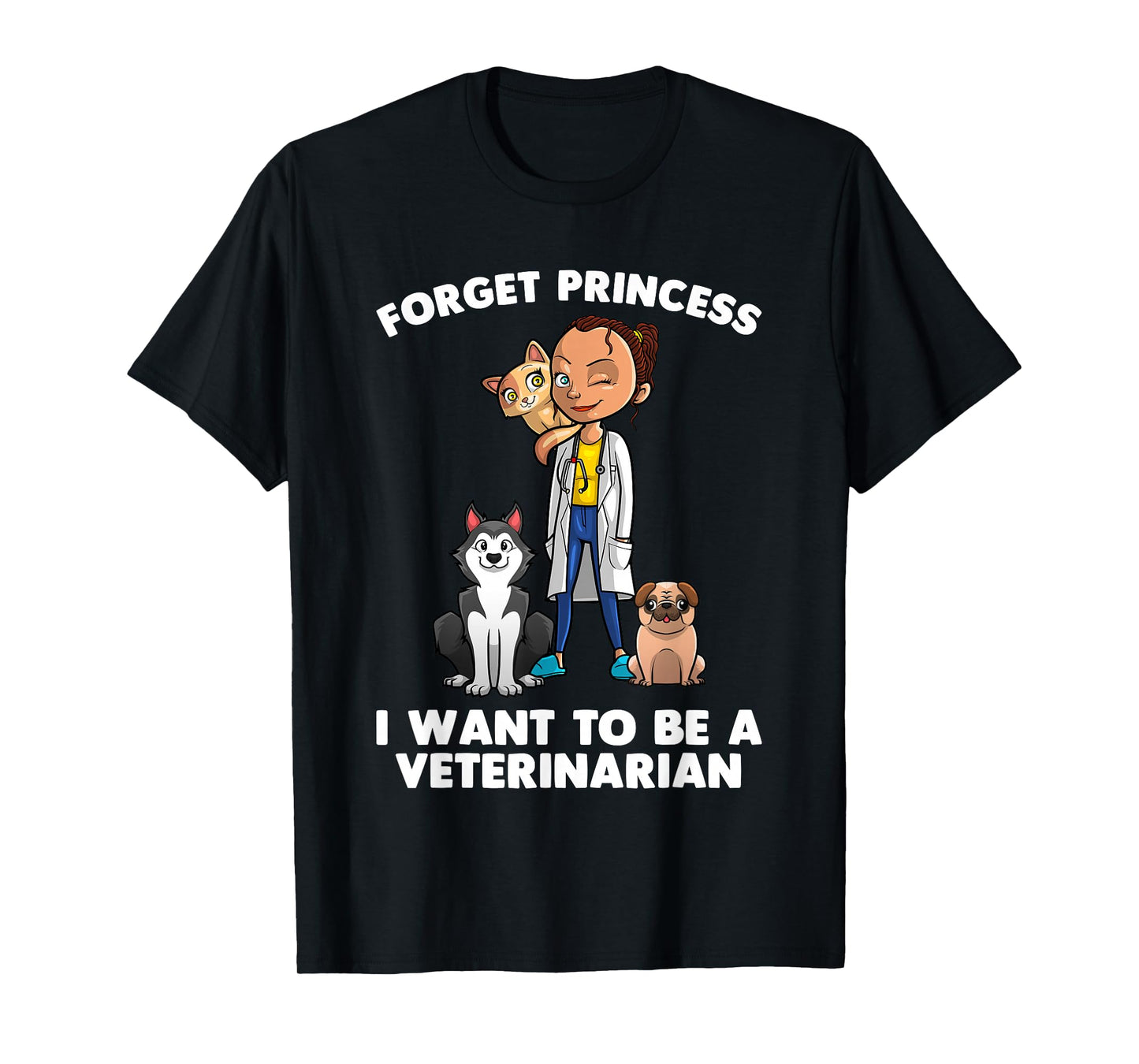 Future Veterinarian Women Girls Doctor to Be Vet Assistant T-Shirt