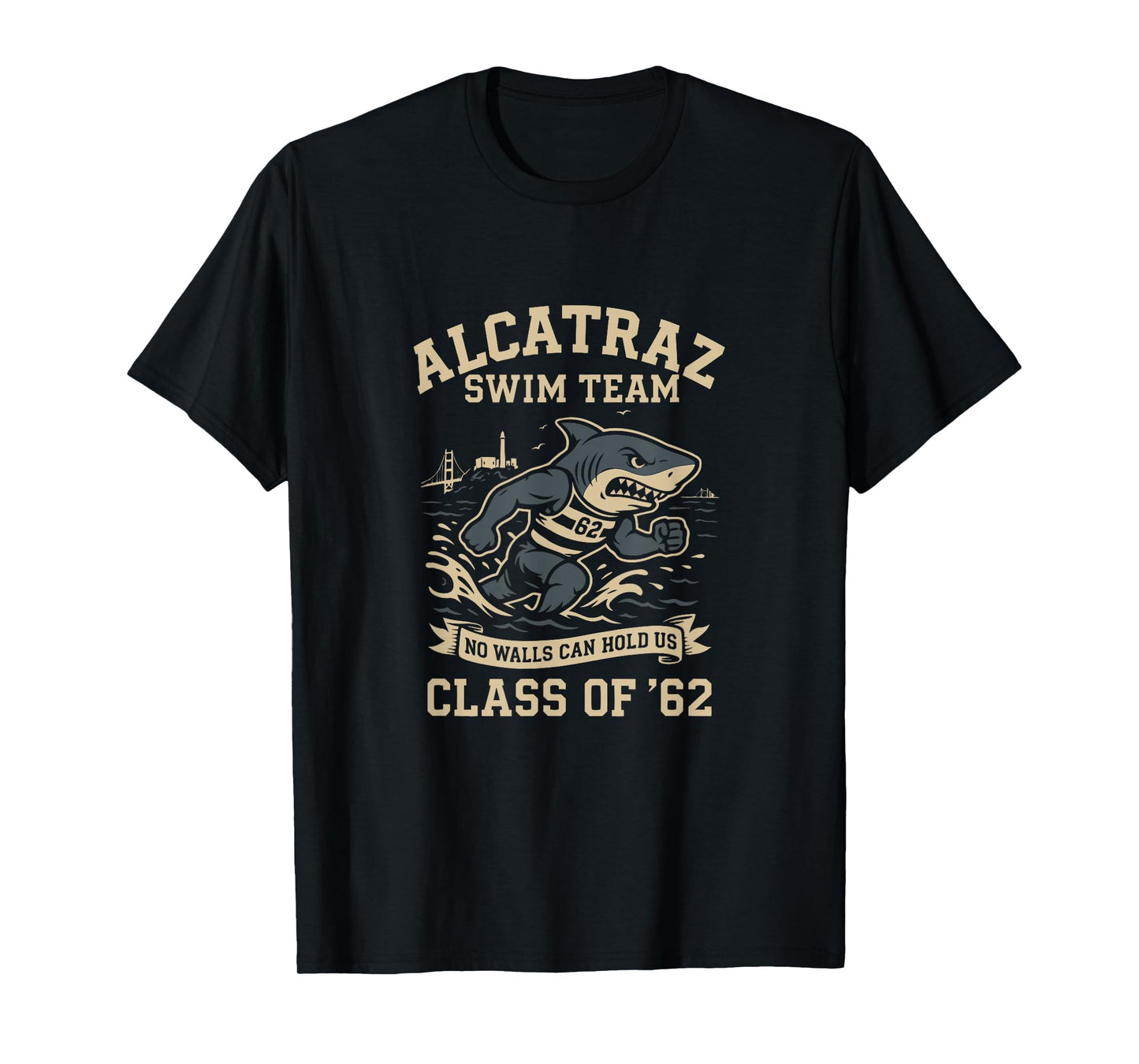 Alcatraz Penitentiary Swim Team T-Shirt
